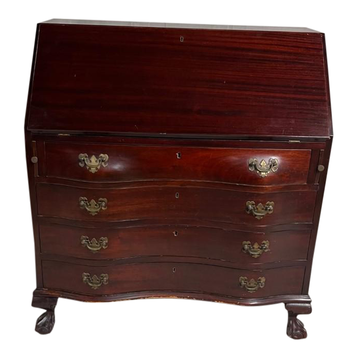 1940s Antique Cherry Secretary Desk Chairish