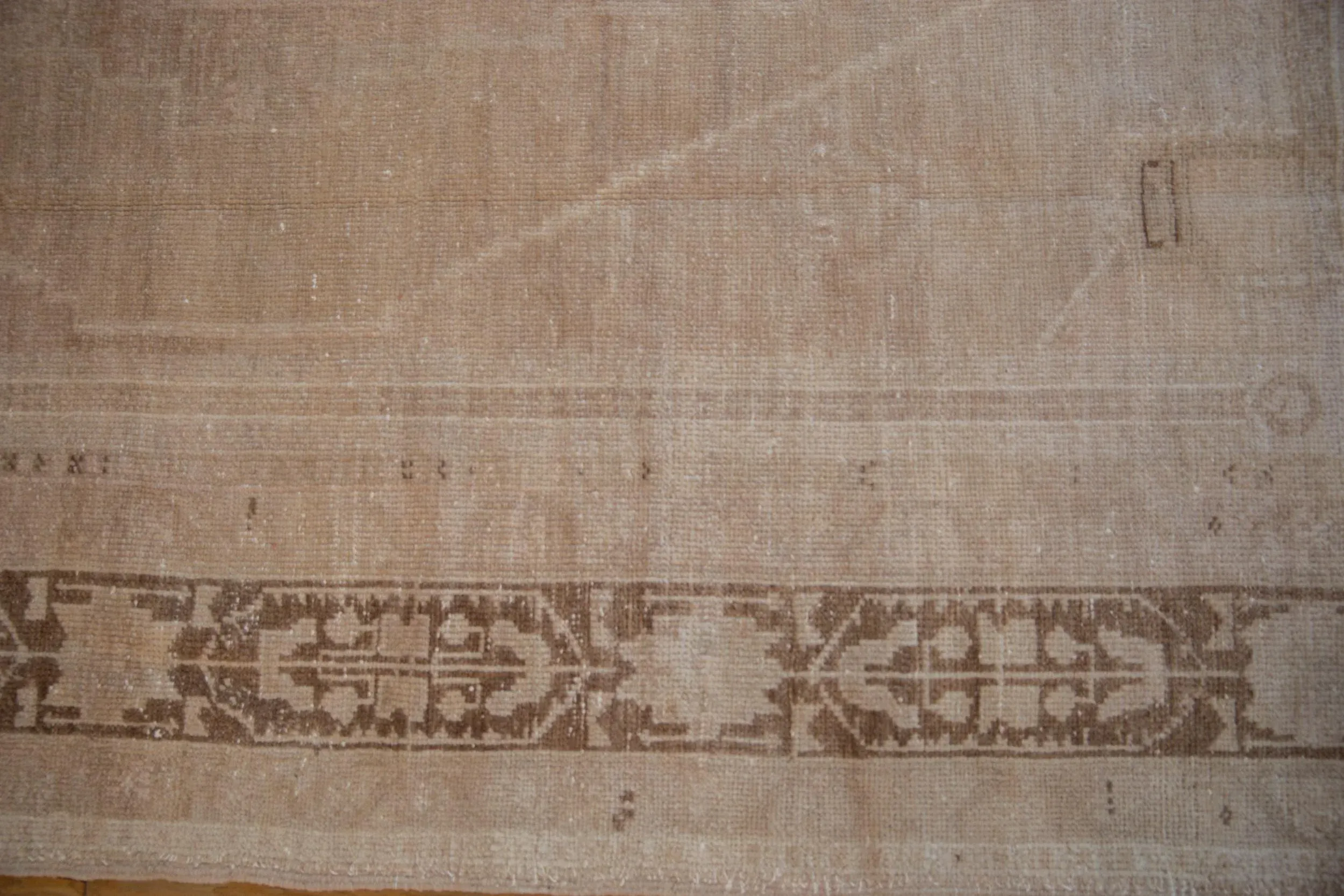 Vintage Distressed Oushak Rug - 4\'11\