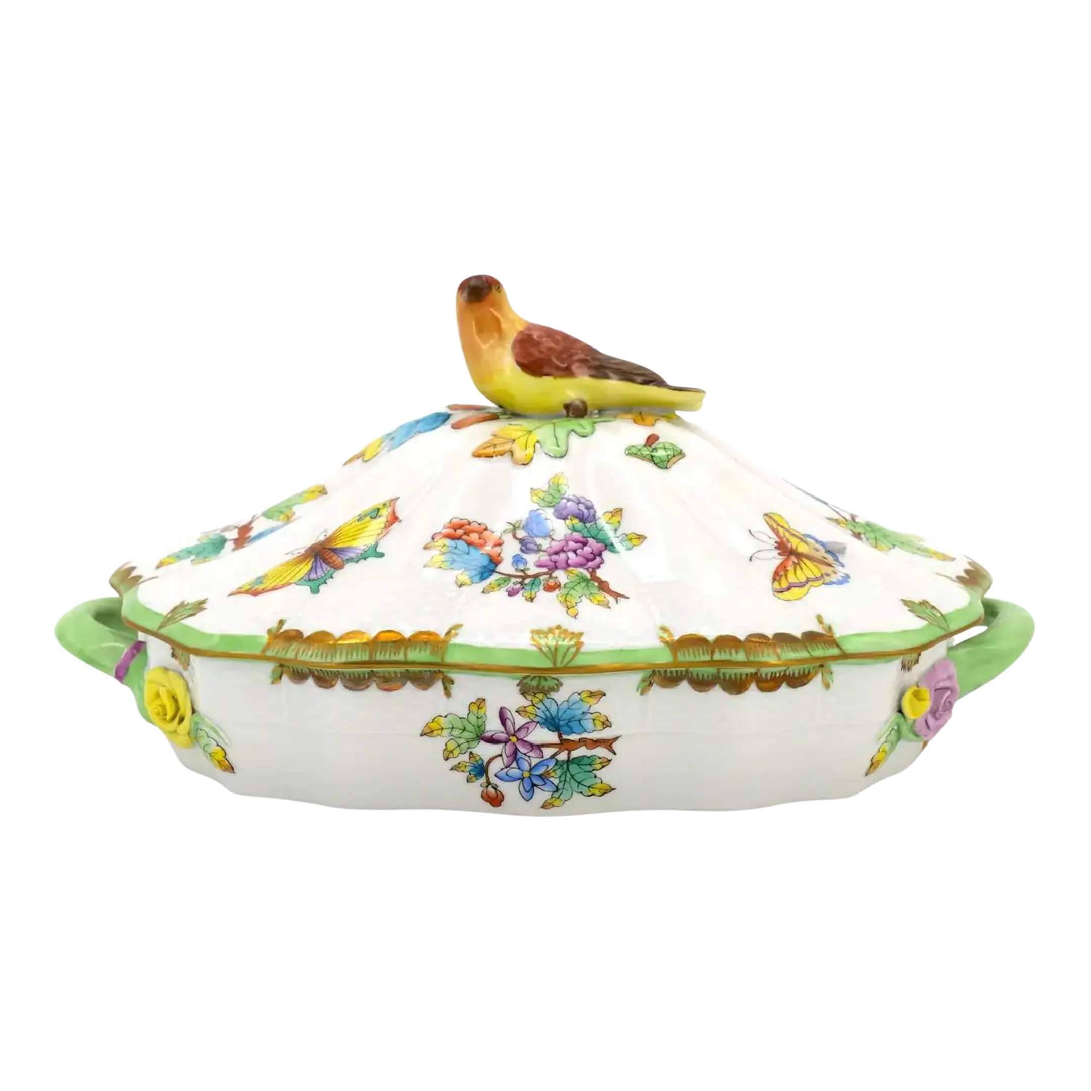Herend Porcelain Tableware Covered Bowl / Tureen Chairish