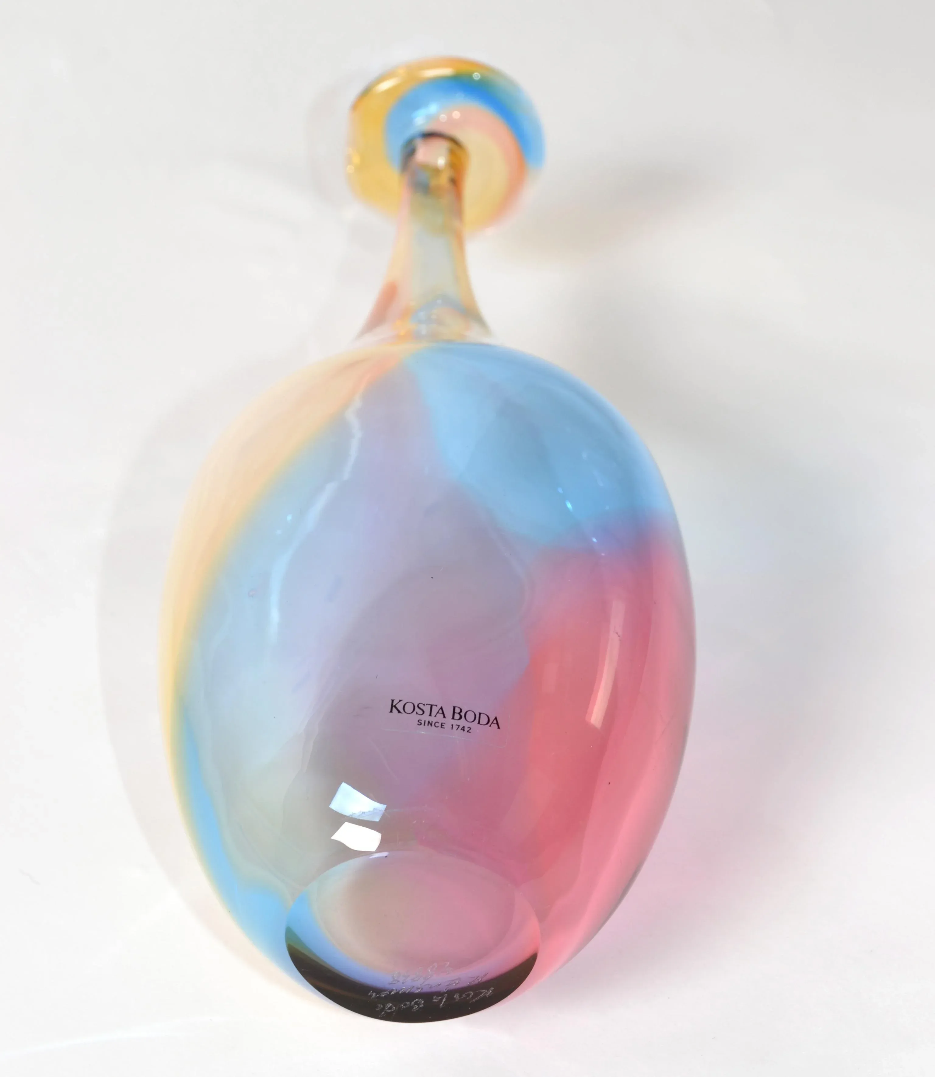 Kjell Engman Kosta Boda Fidji Collection Colorful Crystal