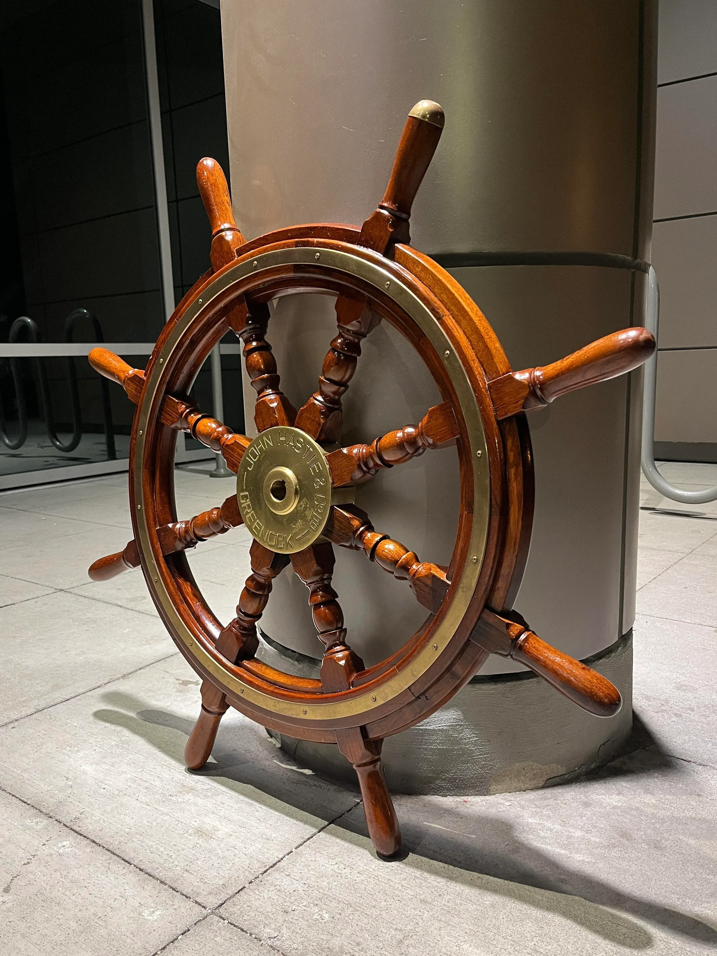 JOHN HASTIE ラット 舵 アンティーク ヴィンテージ インテリア
