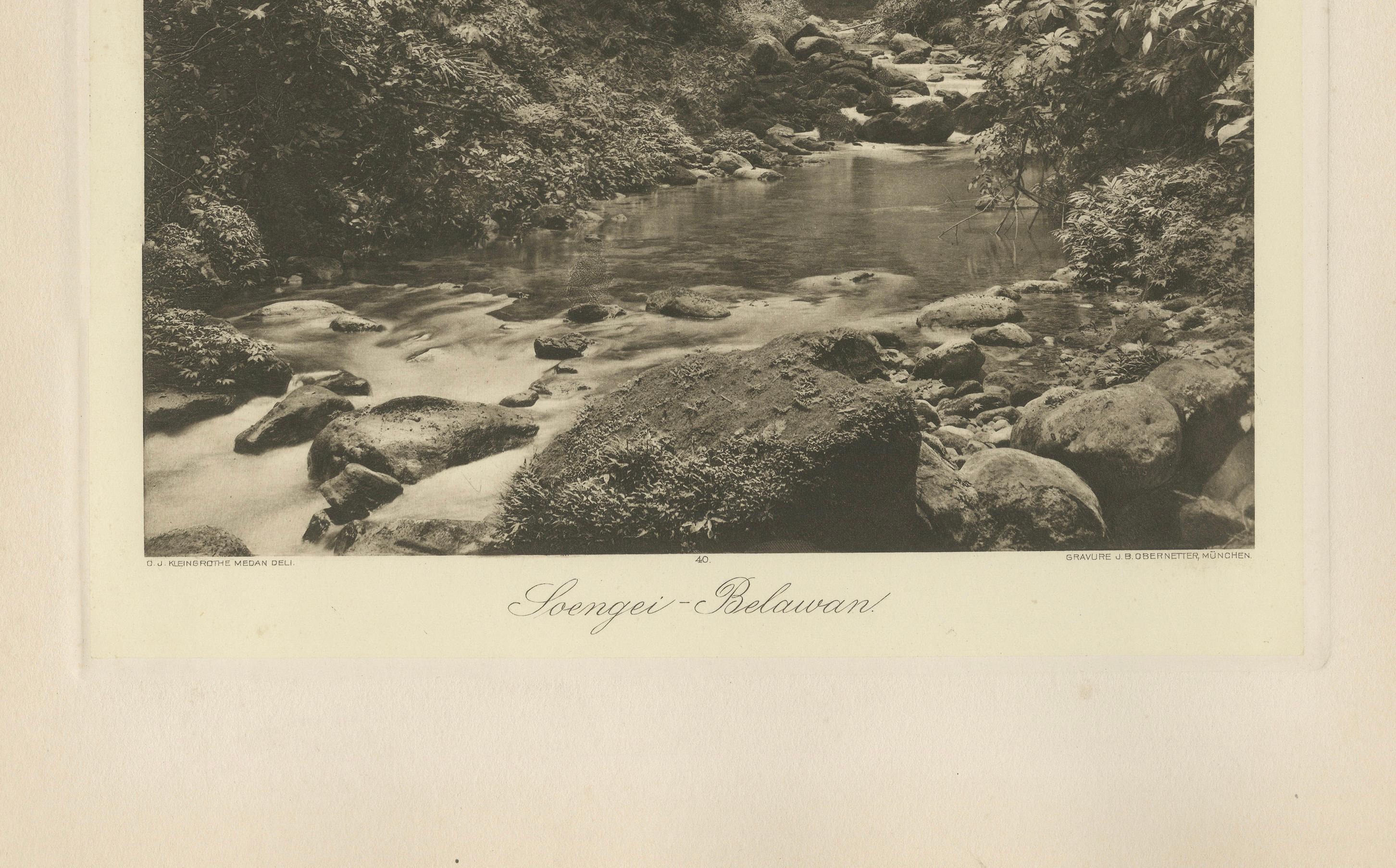 C.J. Kleingrothe, Soengei Belawan River, Medan, Dutch East Indies