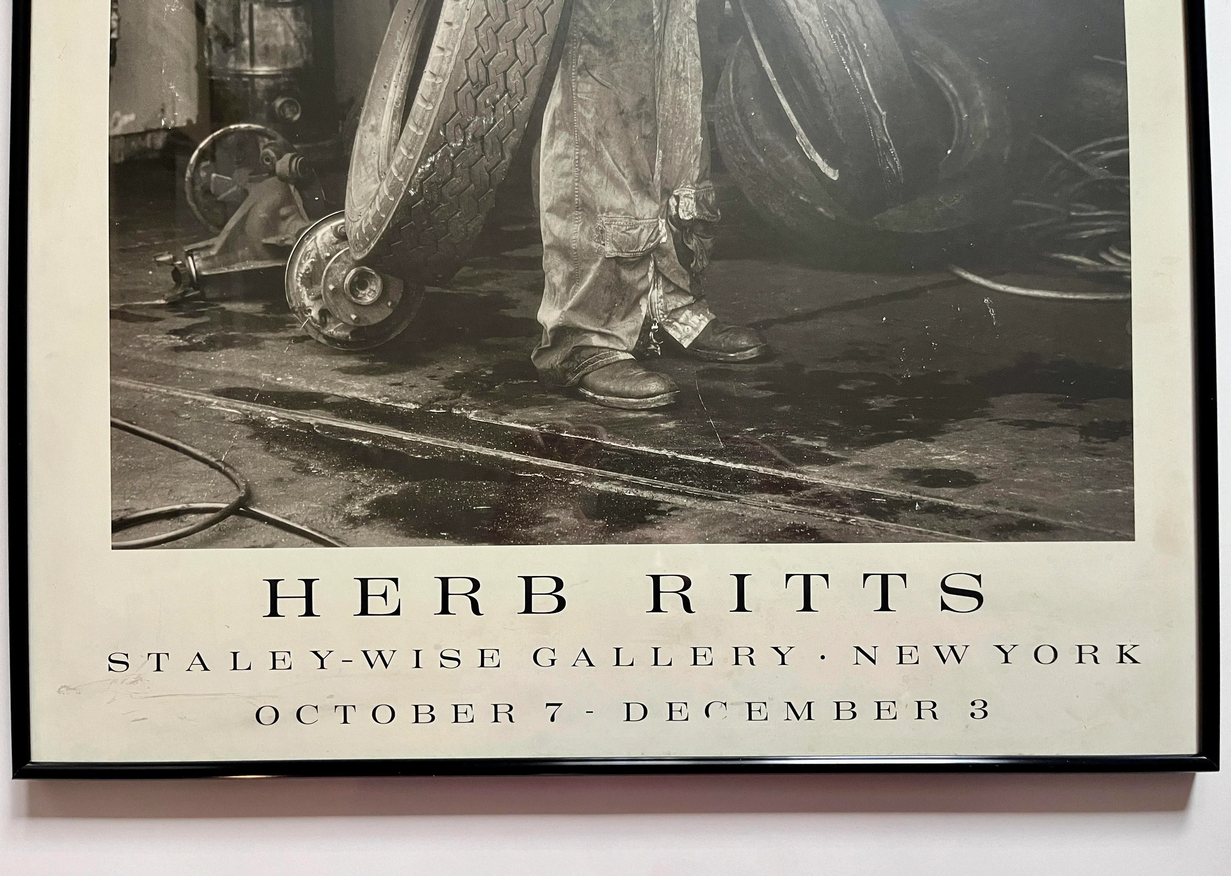 HERB RITTS ポスター額付き ハーブ・リッツ バックフリップ アート フォト インテリア