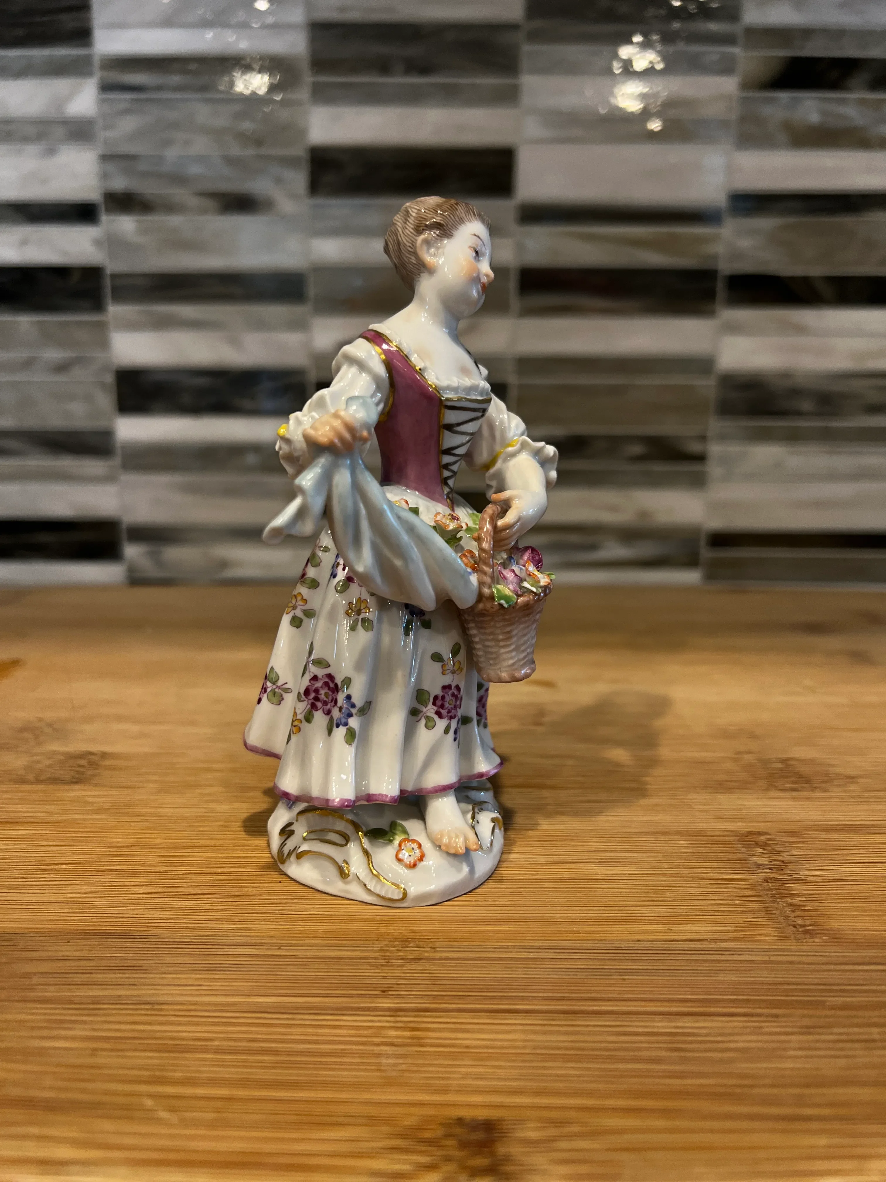超希少！ マイセン Meissen Porcelain Figure Gardener Child with