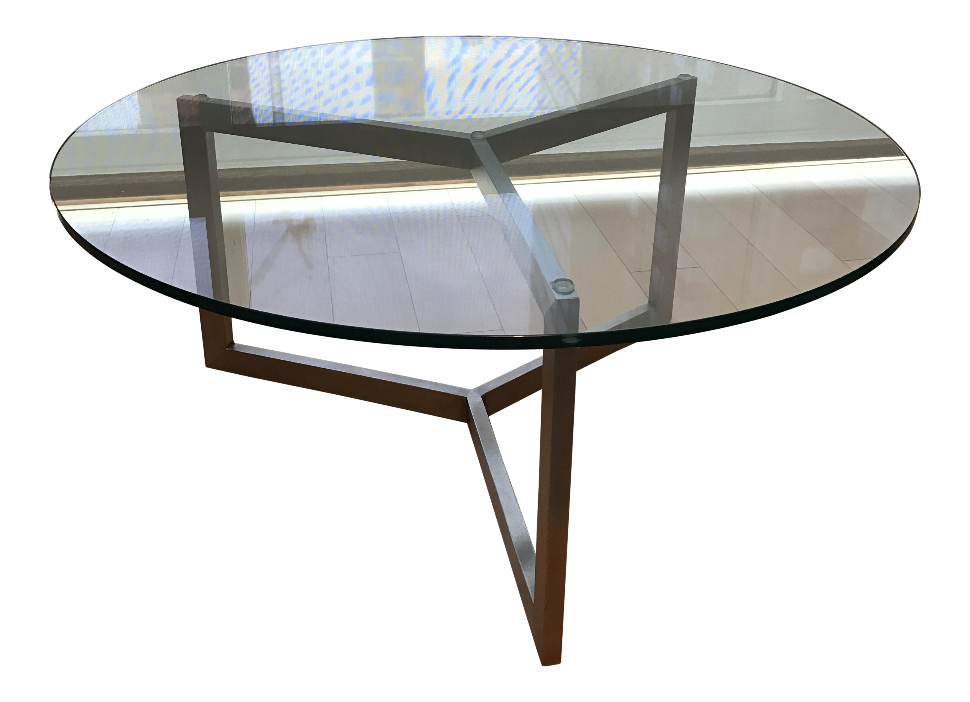 Room & Board Round Cocktail Table | Chairish