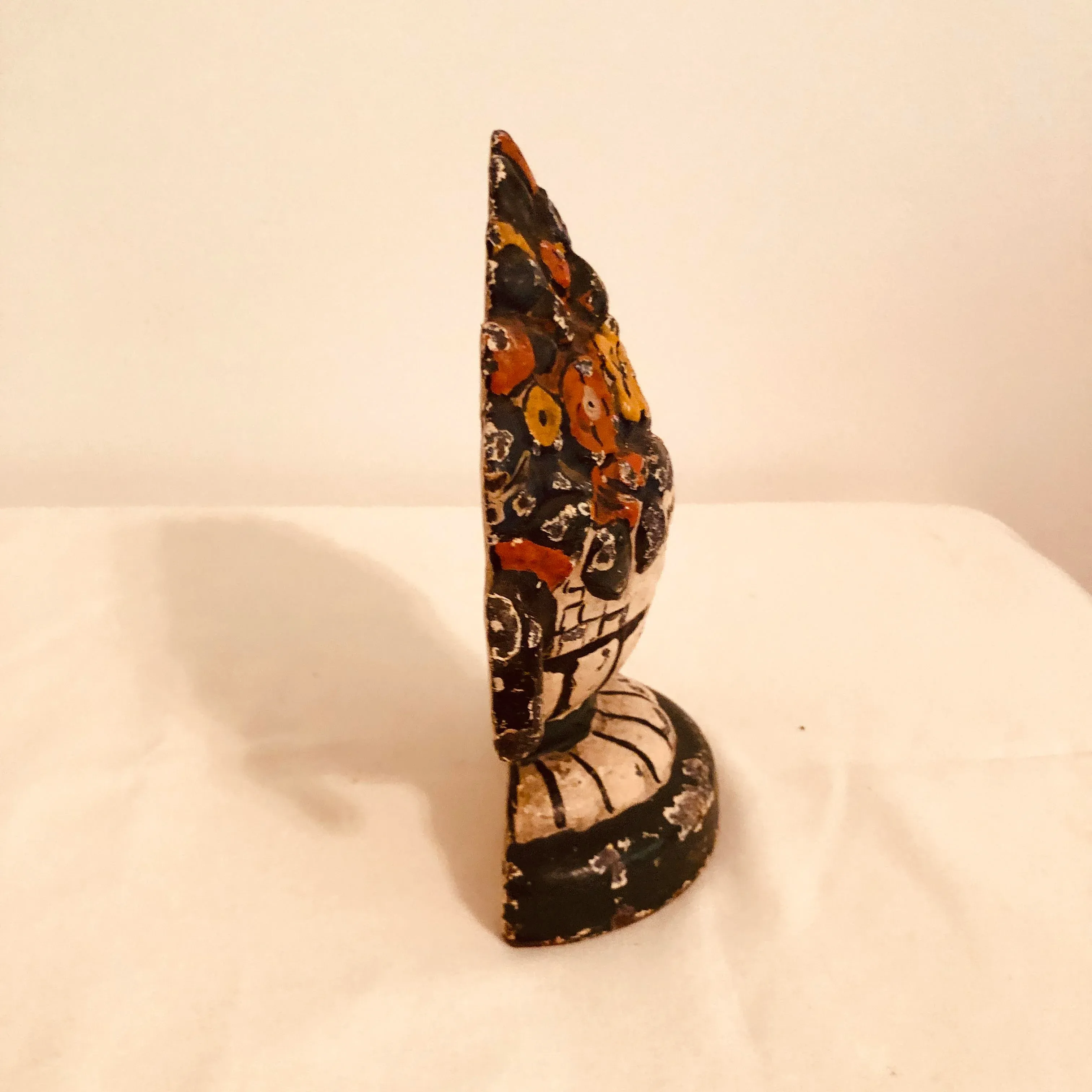 Antique Cast Iron Bouquet Flowers Door Stop