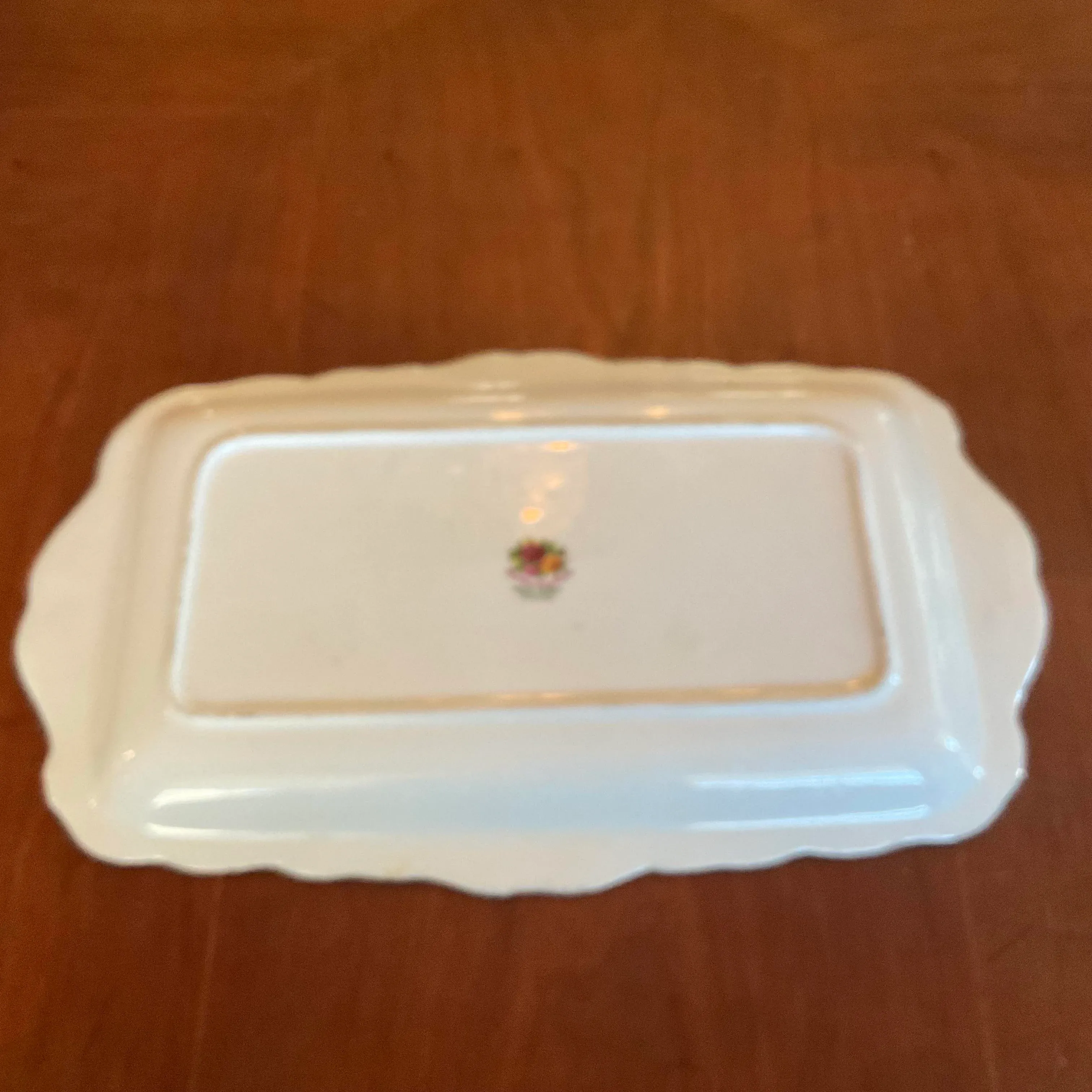 1960s Royal Albert Old Country Roses Sandwich Tray