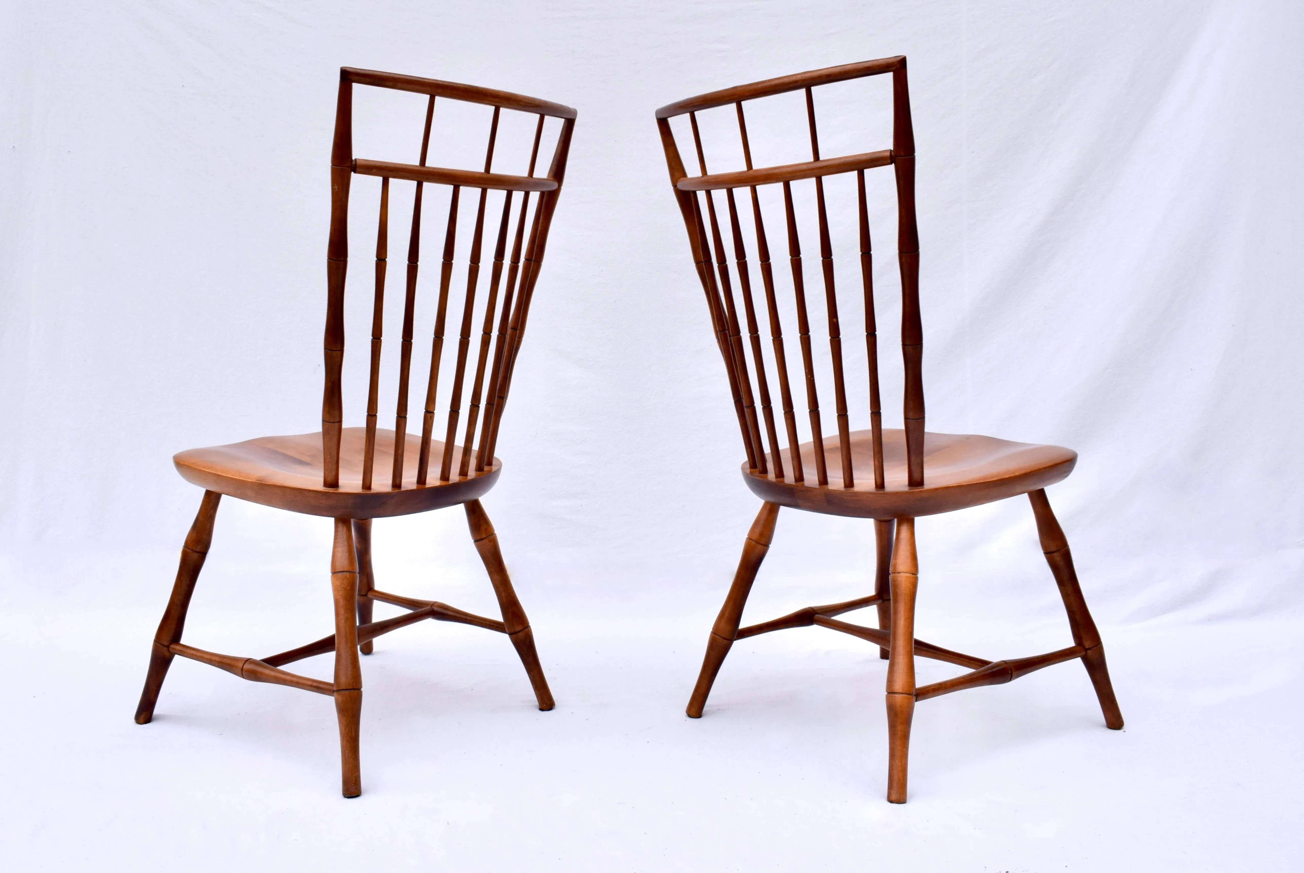 Nichols & Stone Birdcage Windsor Dining Chairs