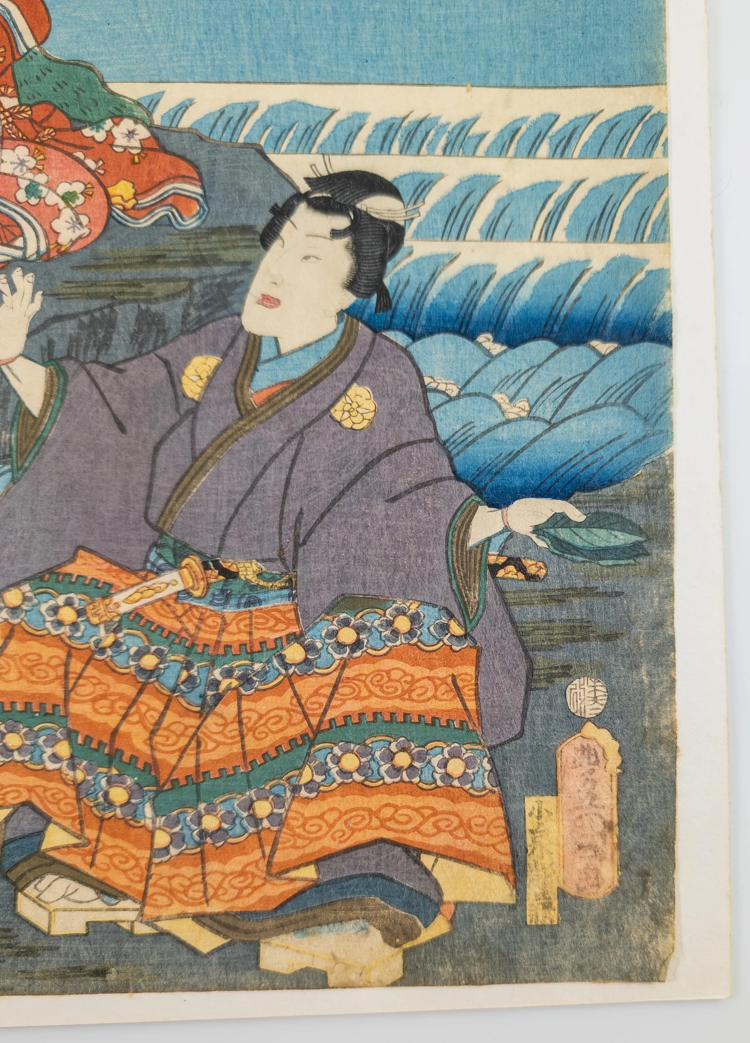 在外秘宝 Ukiyo-e Prints Mid 19th Century Japanese Ukiyo-E Woodblock Print by Utagawa