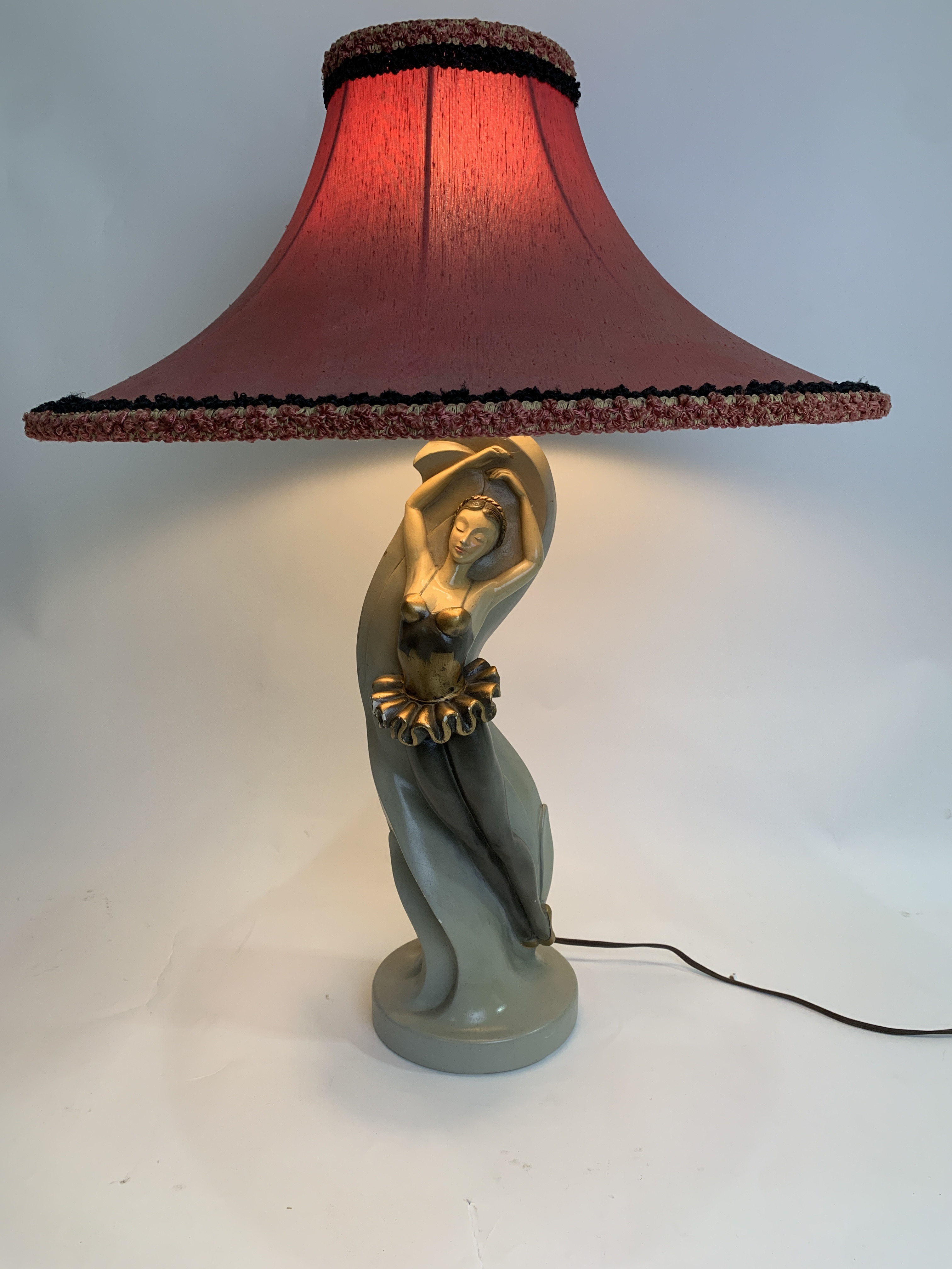 Vintage chalkware cheap table lamps