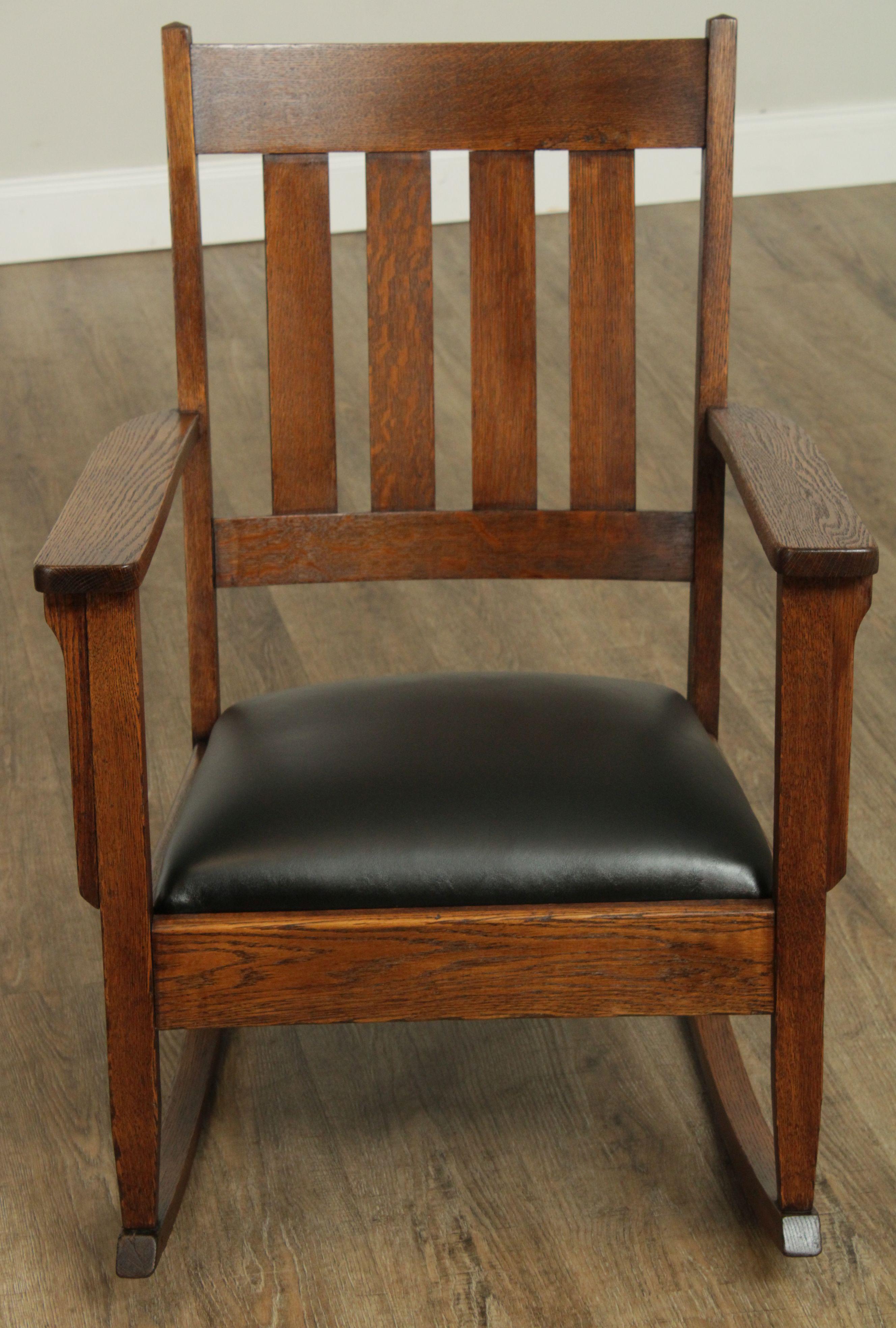 Mission style rocking discount chair