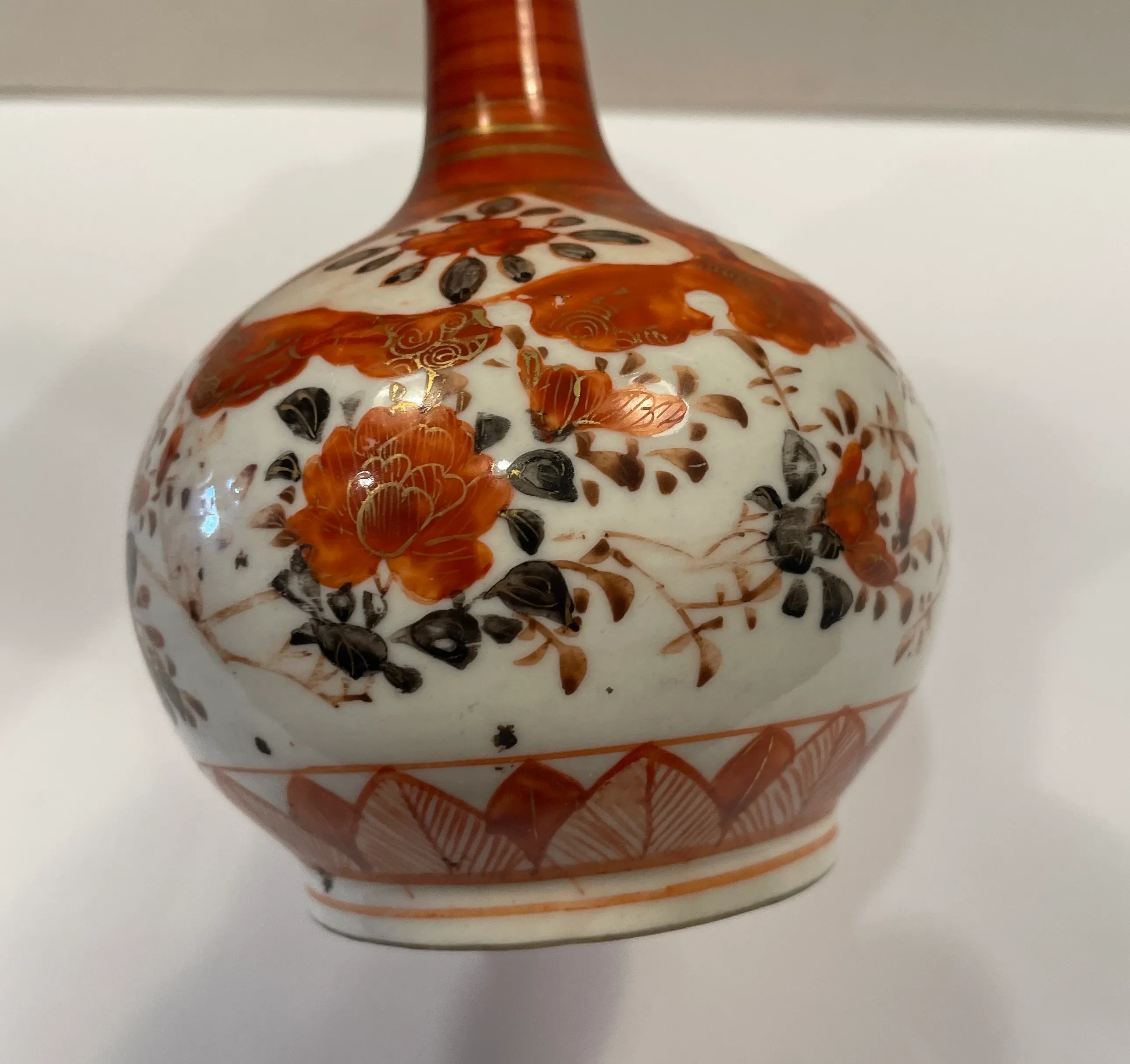 Antique Japanese Kutani Porcelain Vase main image 0