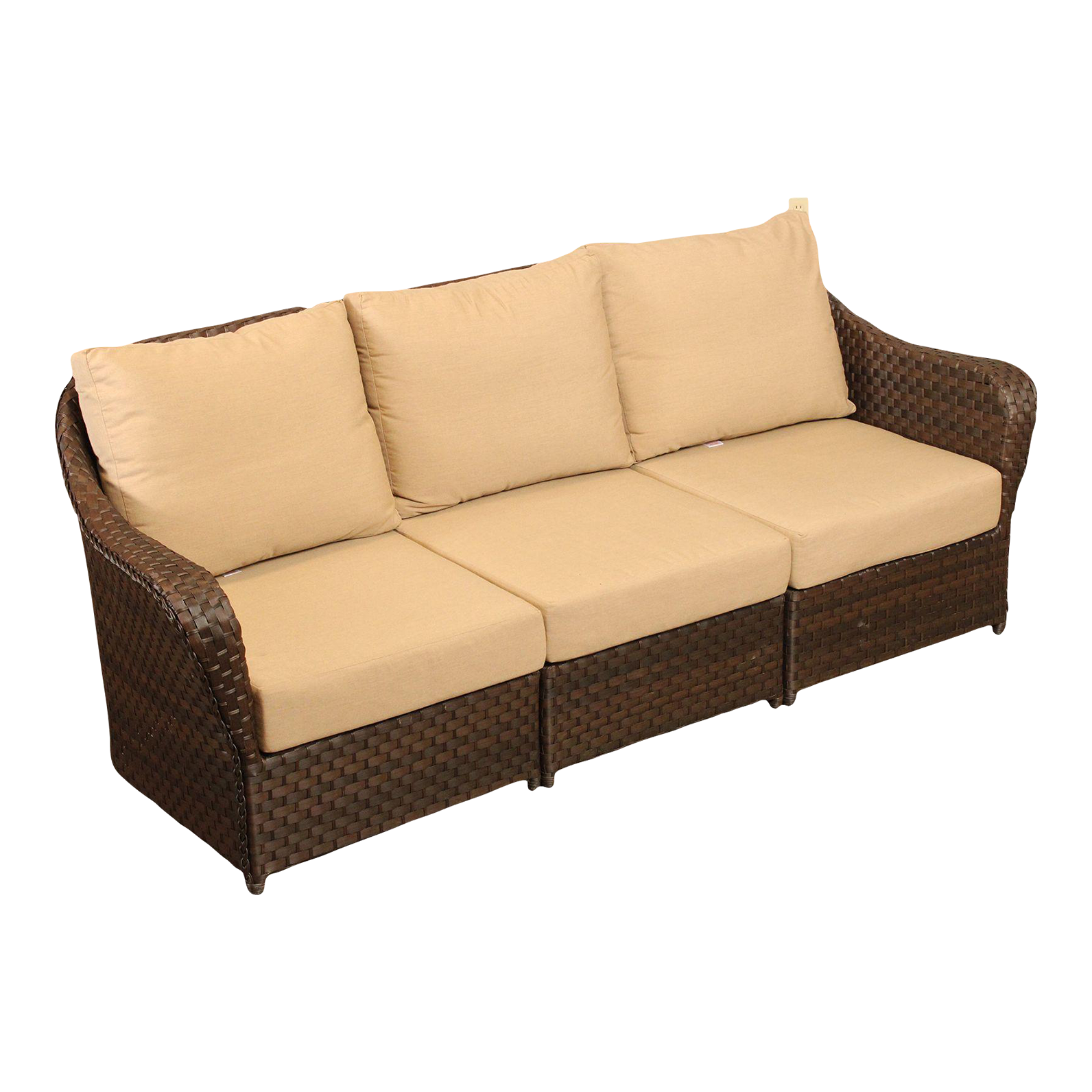 2010s Sunbrella Outdoor Wicker Patio Sofa Chairish