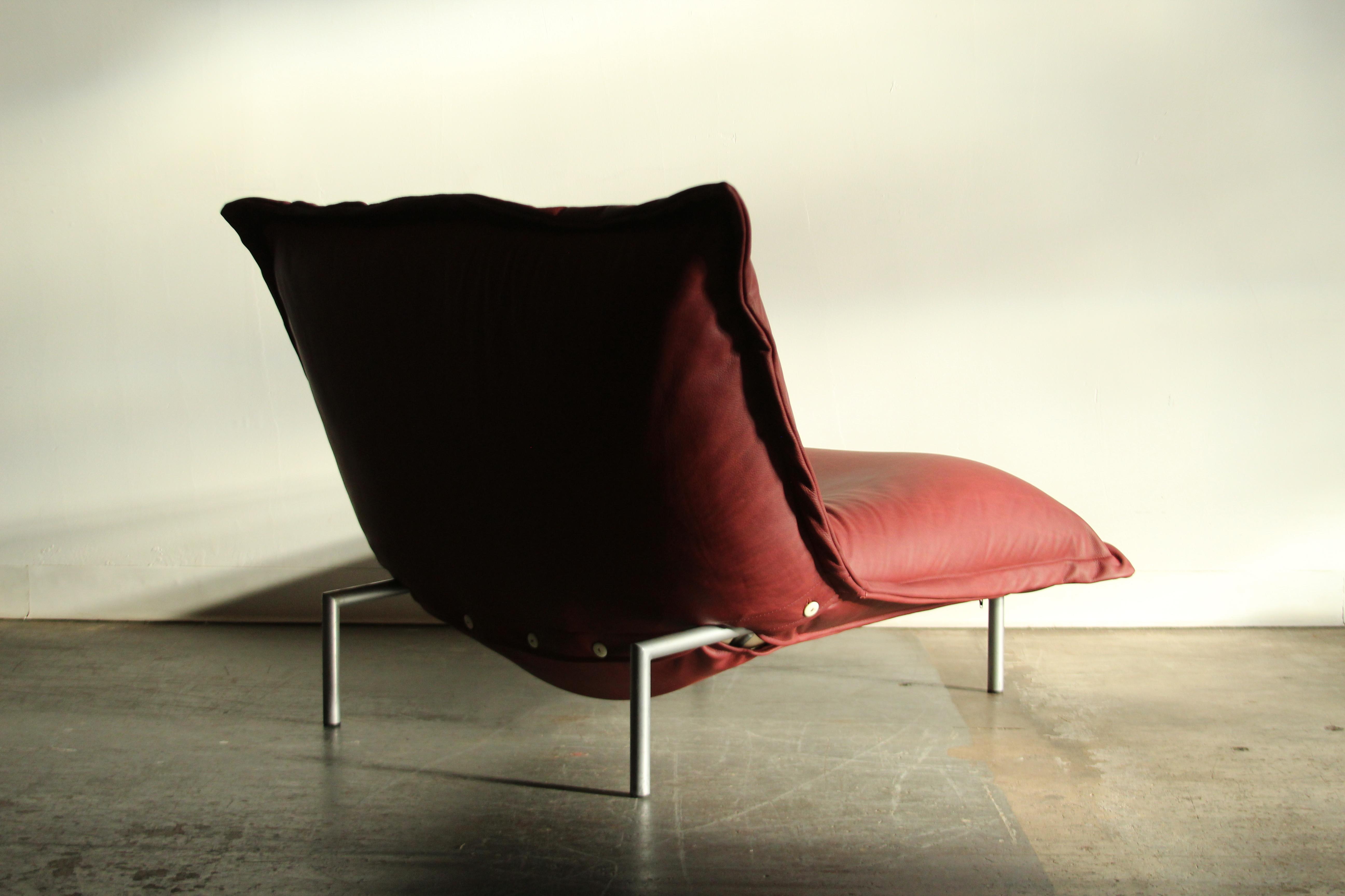 Pascal Mourgue Oxblood Leather 
