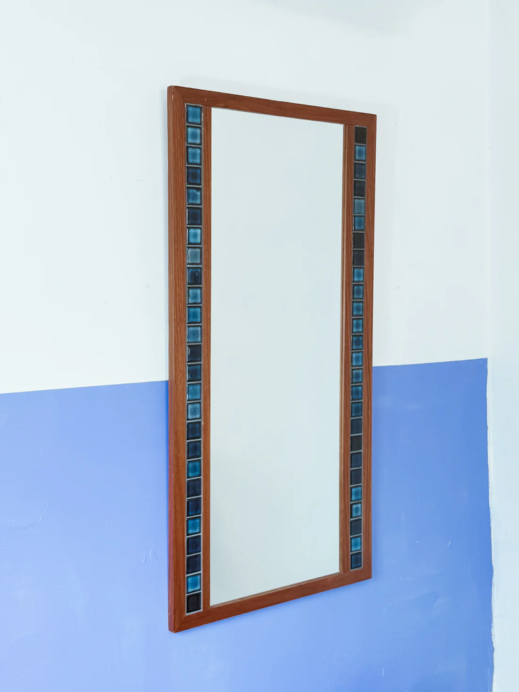 Vintage Danish Mirror in Teak, 1960s