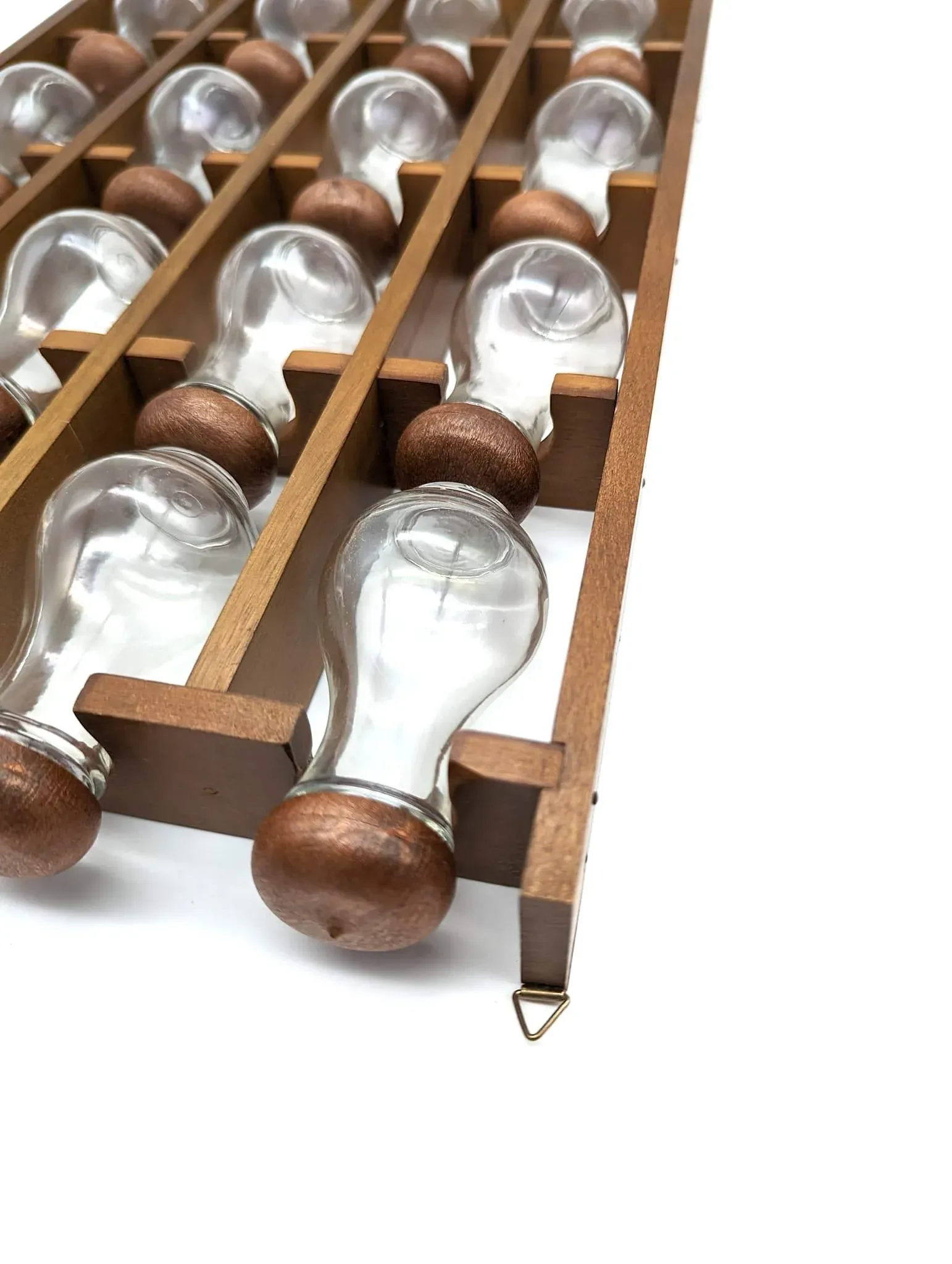 Wood Spice Rack & Glass Spice Jar Set – Sweet July