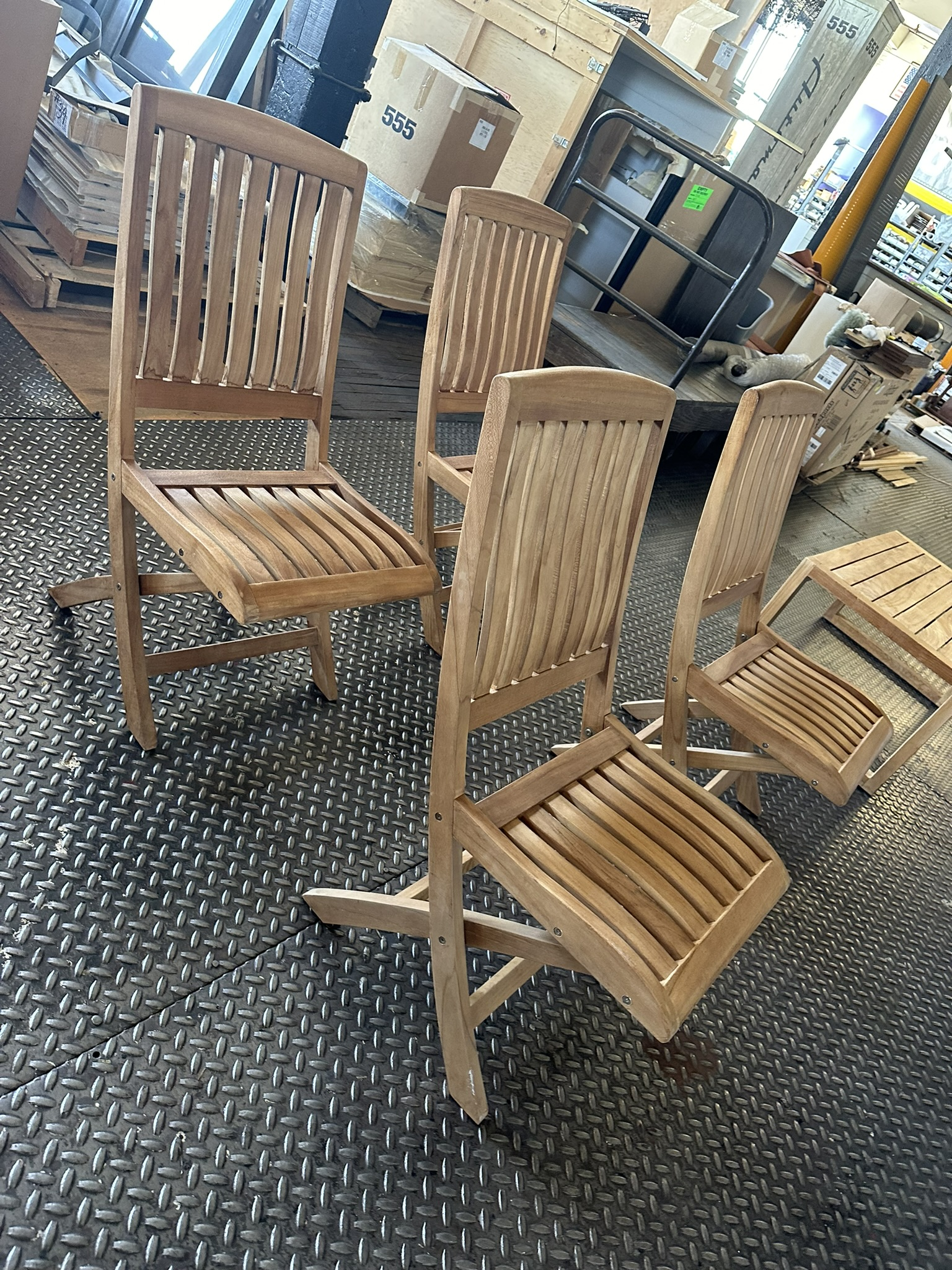 Coastal Outdoor Teak Folding Chairs Como From Teak Warehouse