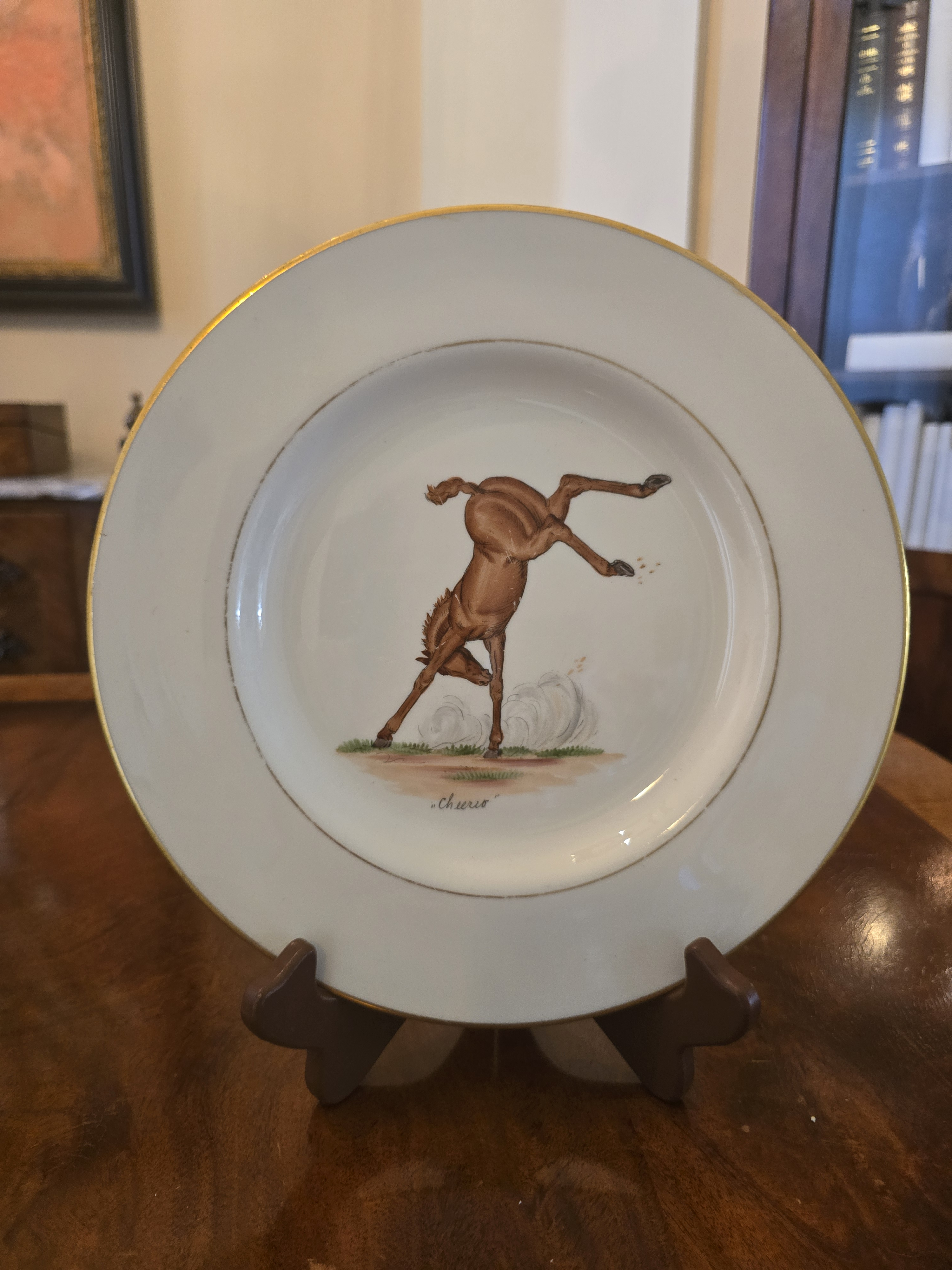 1950s Pickard China Plate by Crest Studios | Chairish