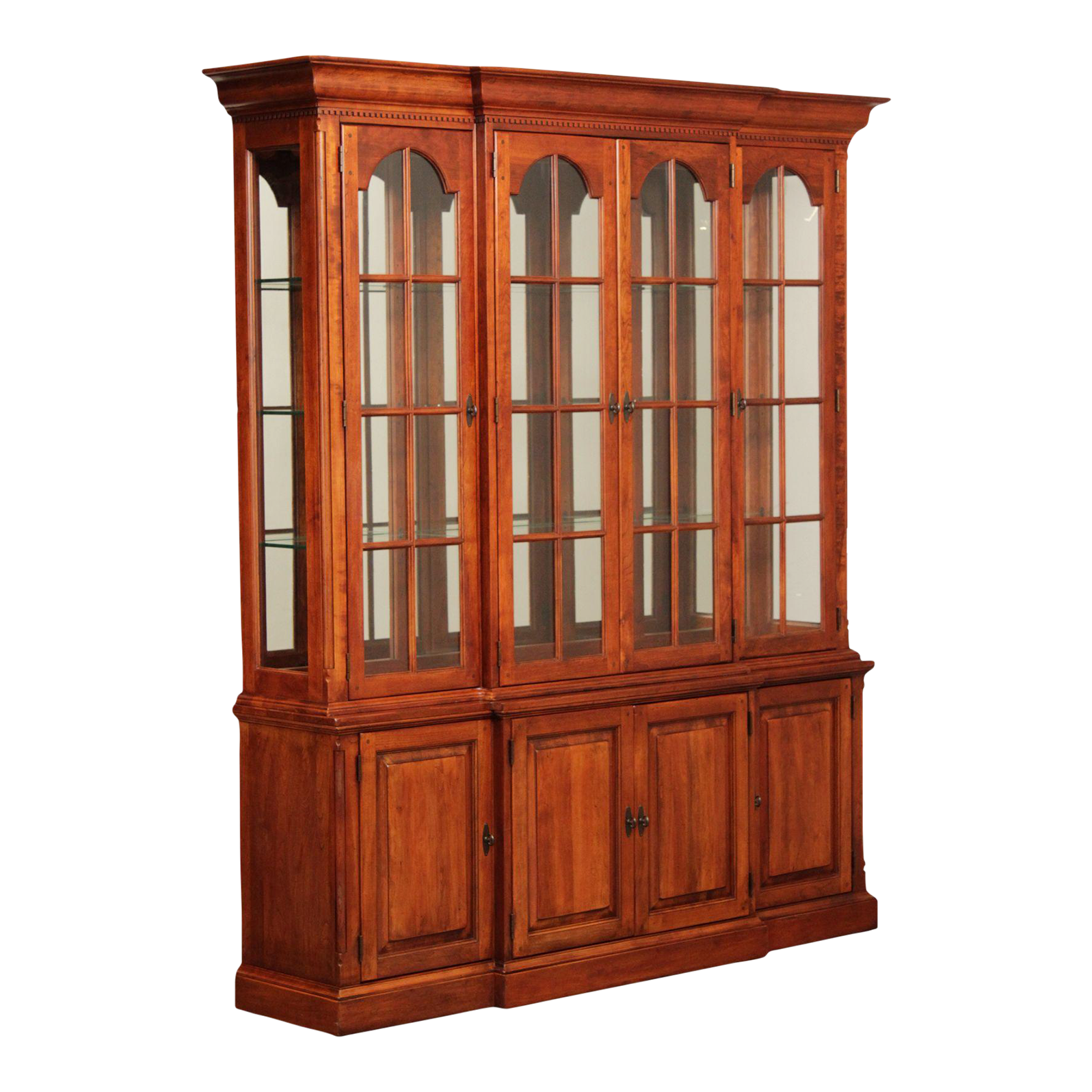 Lexington Bob Timberlake Cherry Breakfront China Chairish