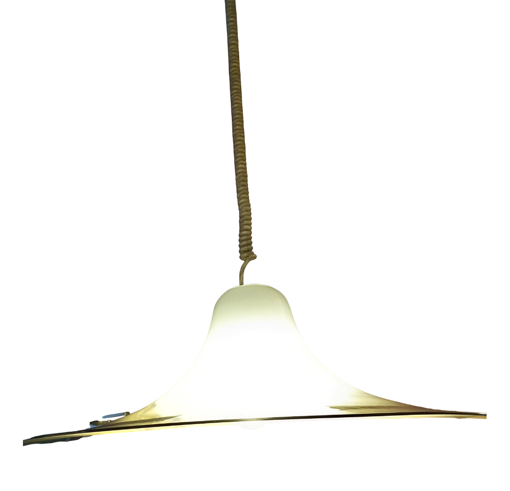 Murano Glass Pendant Lamp by Renato Toso for Leucos, 1970s