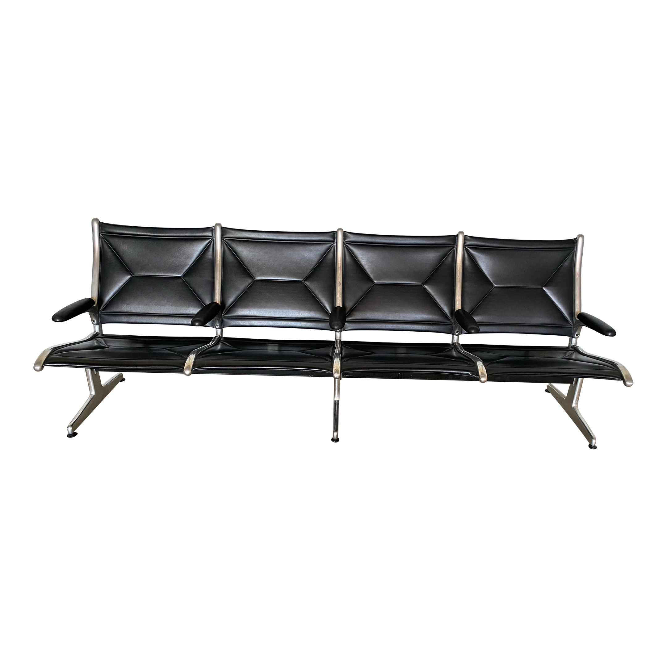 1980s Herman Miller Tandem Sling Airport Bench Chairish