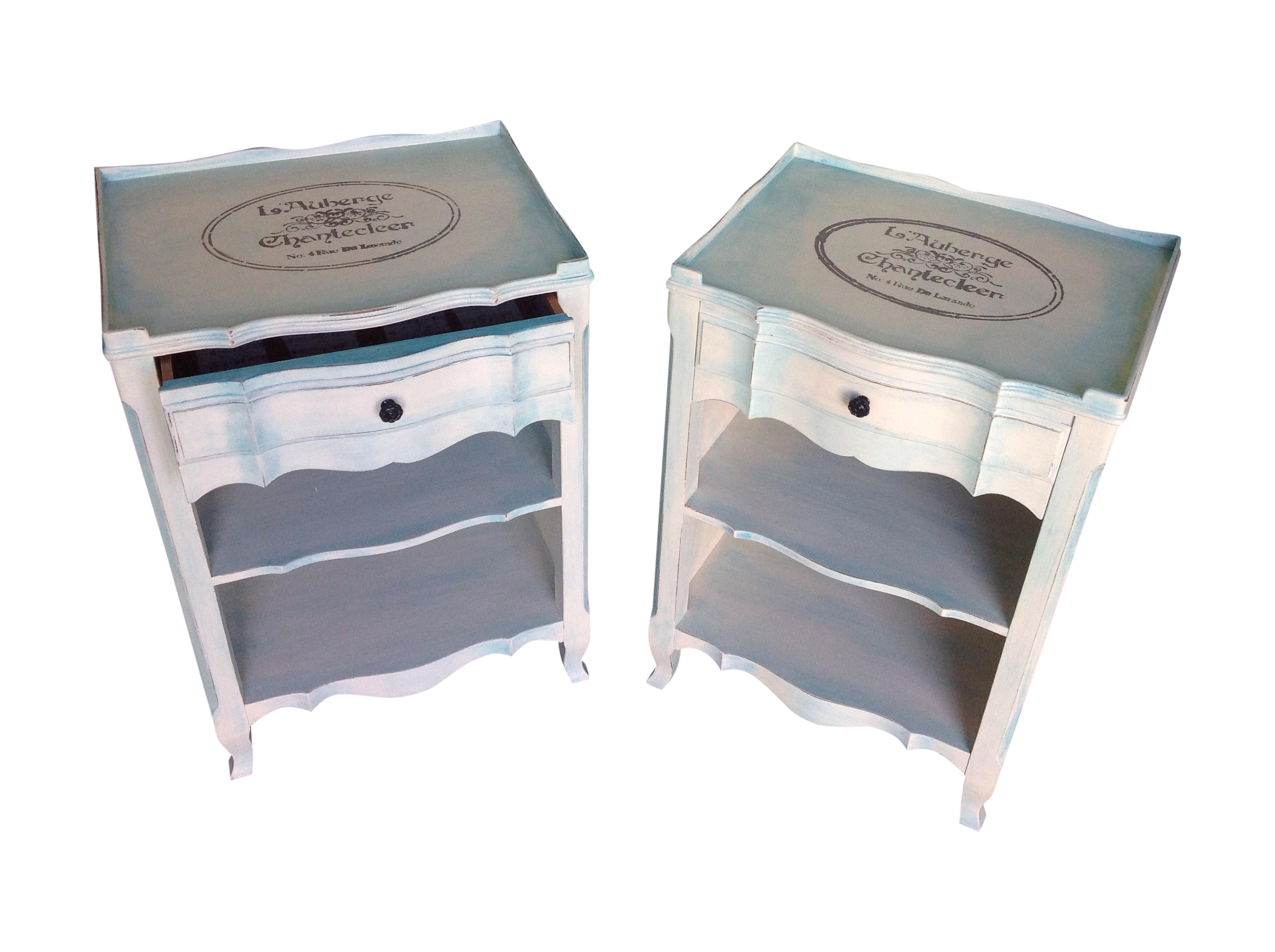 French Provincial Nightstands Pair Chairish