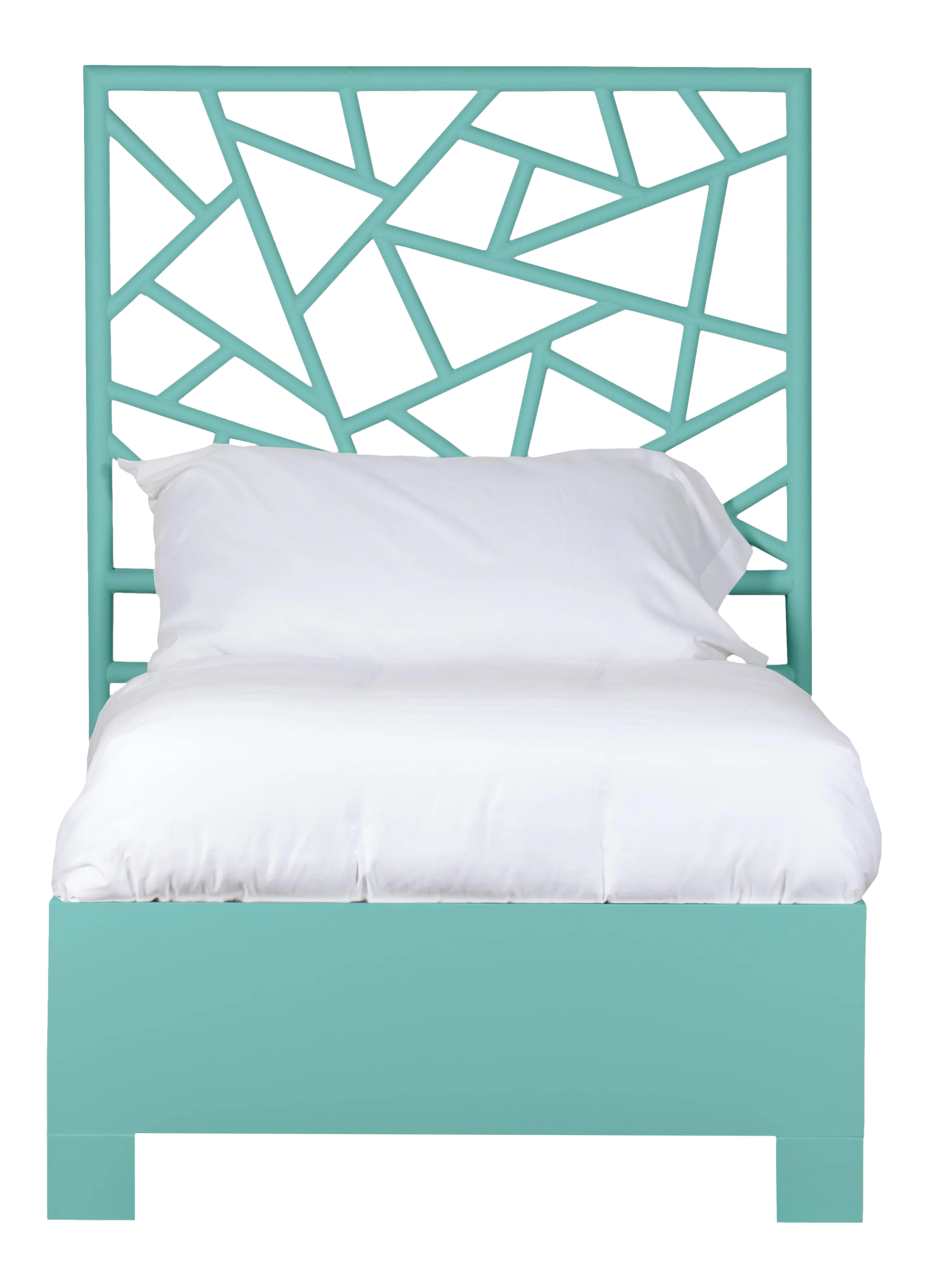 Tiffany Bed Twin Extra Long Turquoise Chairish