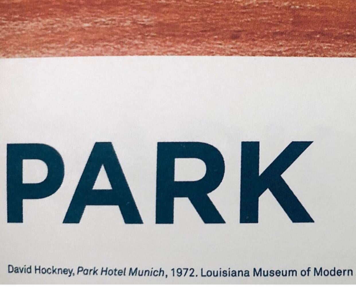 Park Hotel Munich/デビット ホックニー/ポスター Park Hotel Munich