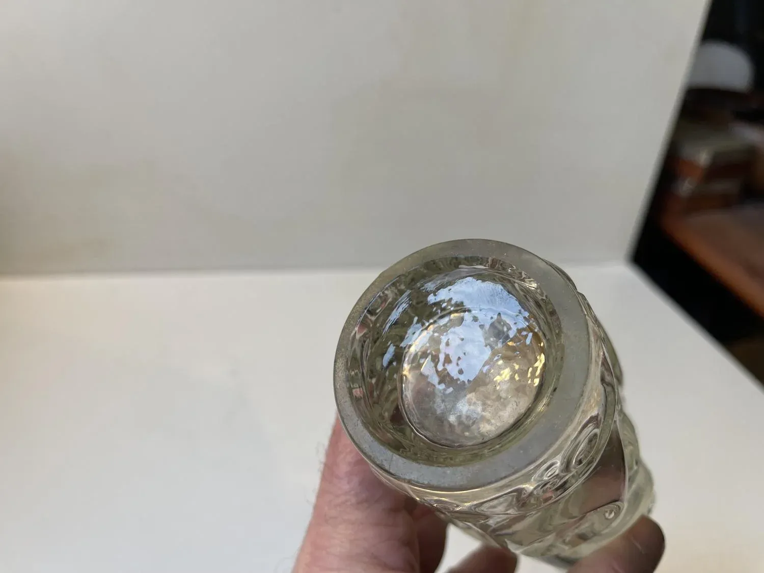 Vintage Glass Vase by Frantisek Peceny for Sklo Union, Czech, 1970s