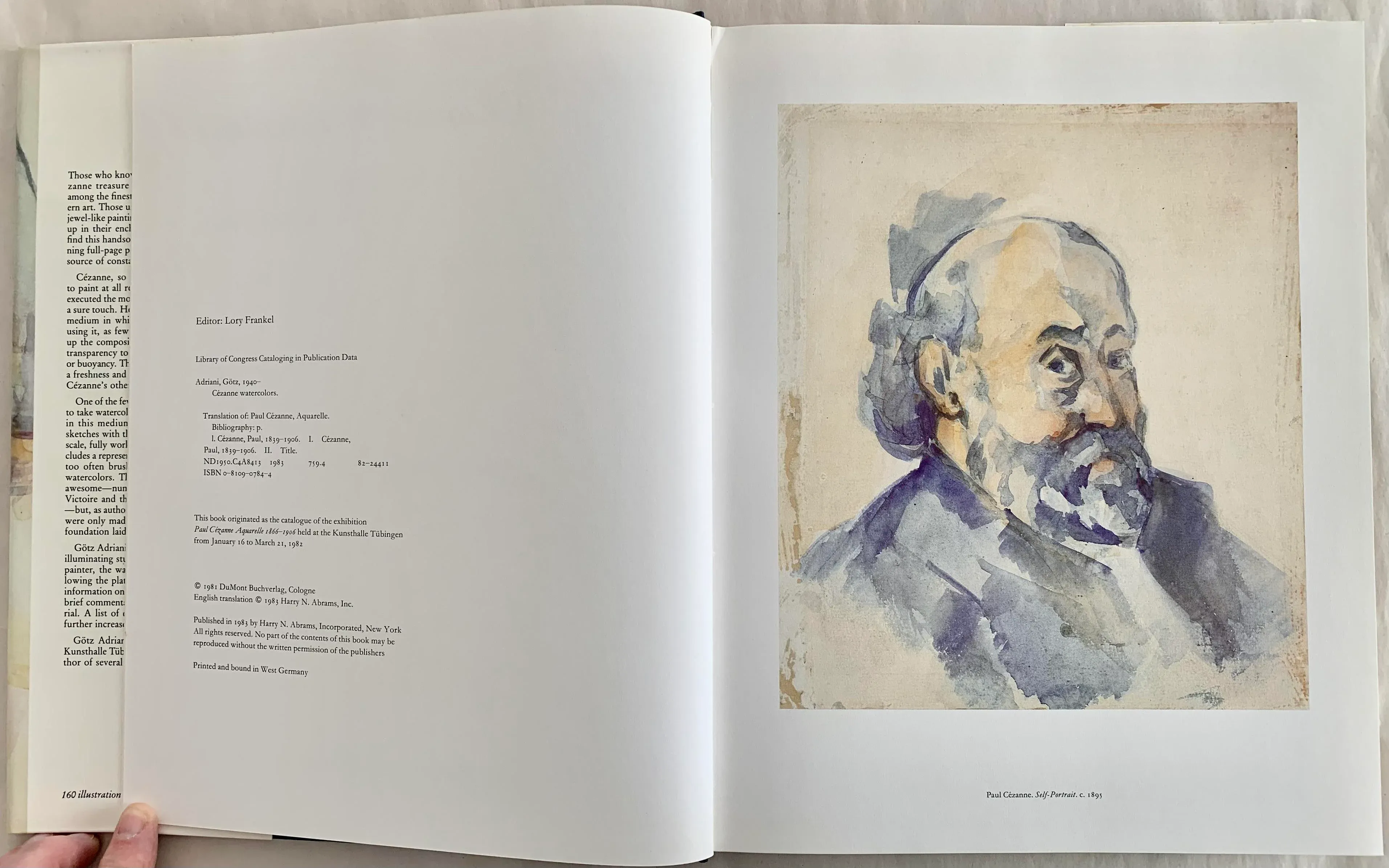 1983 Cézanne Watercolors Book | Chairish
