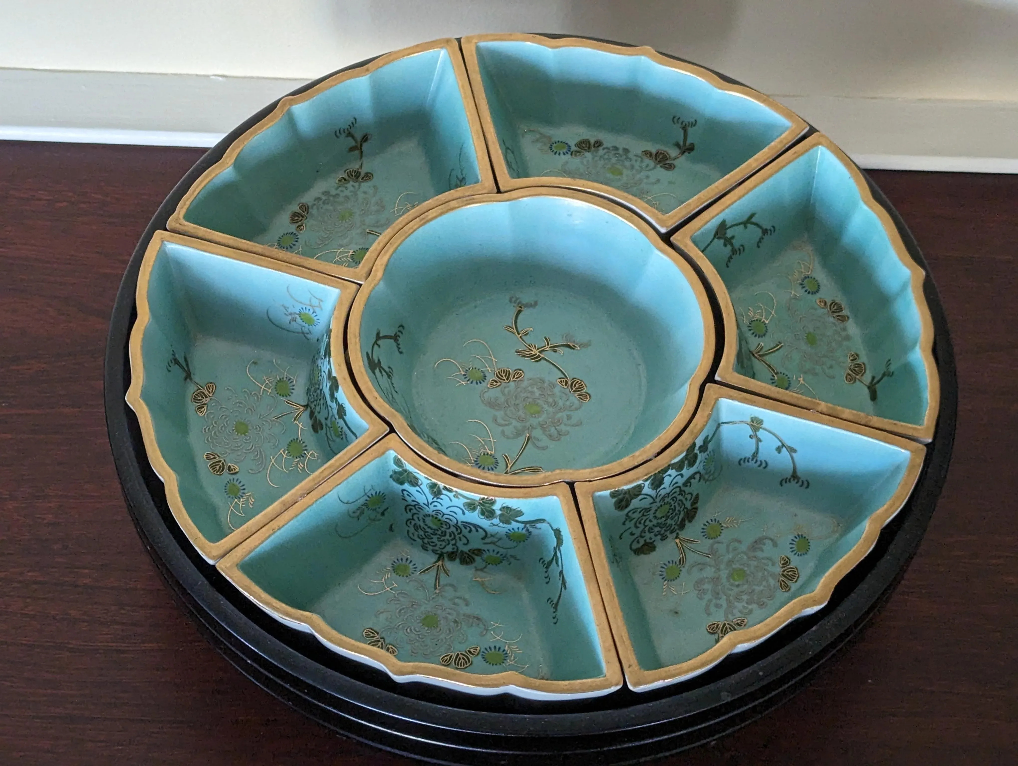 vintage-kutani-lazy-susan-set-