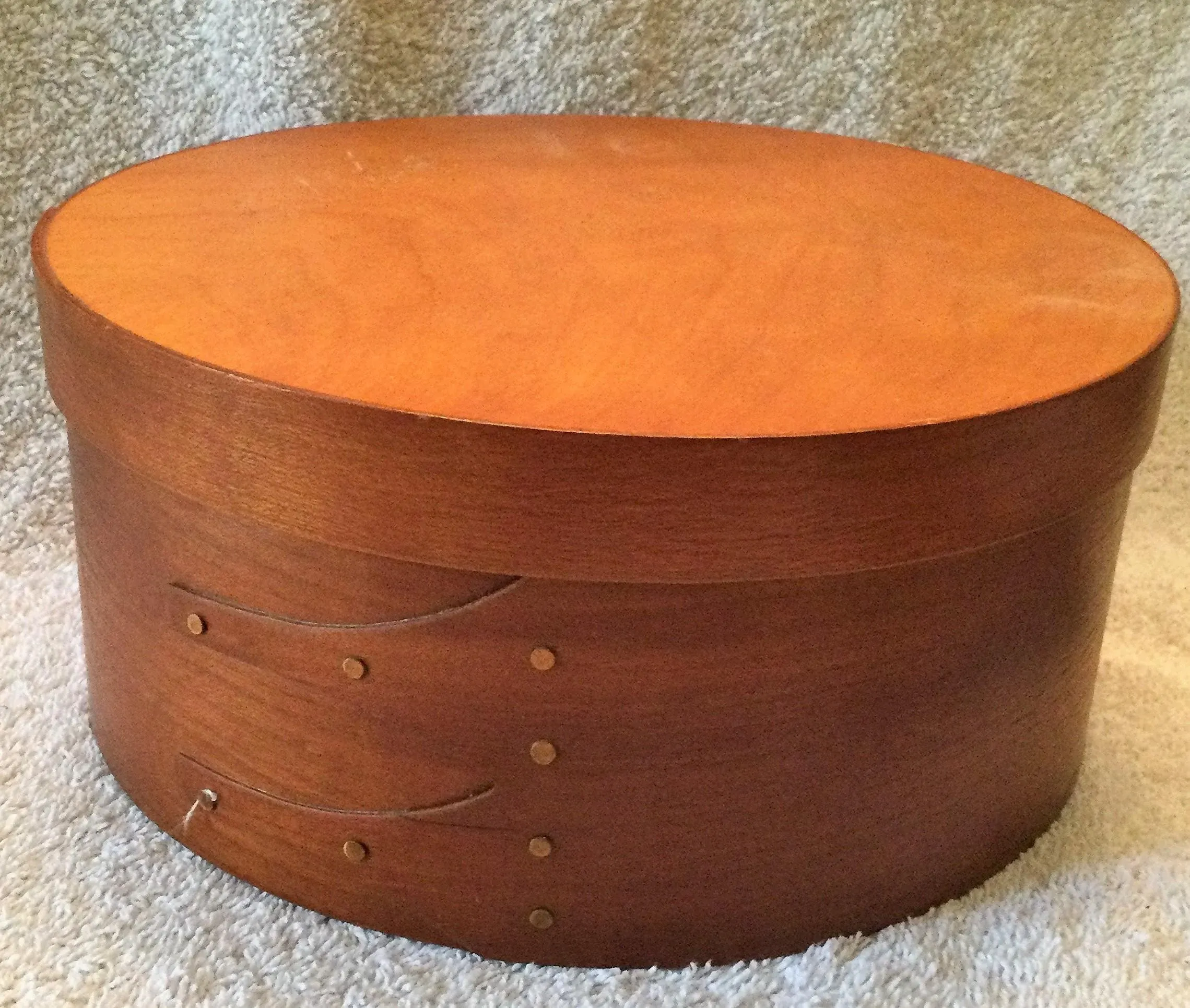 Vintage Wooden Cheese Box From England