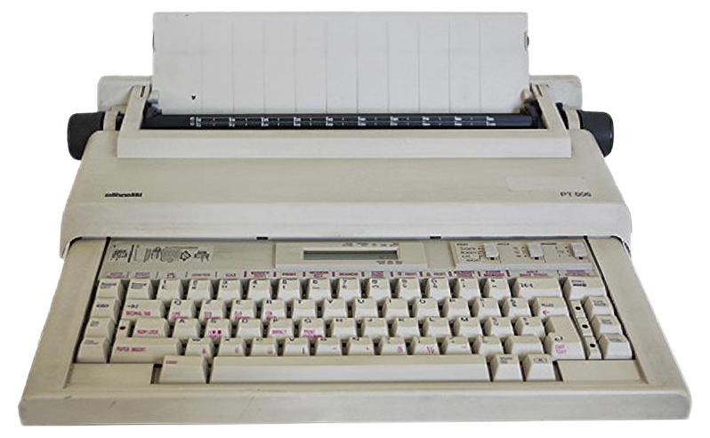 PT-506 Electronic Typewriter from Olivetti, 1980s | Chairish