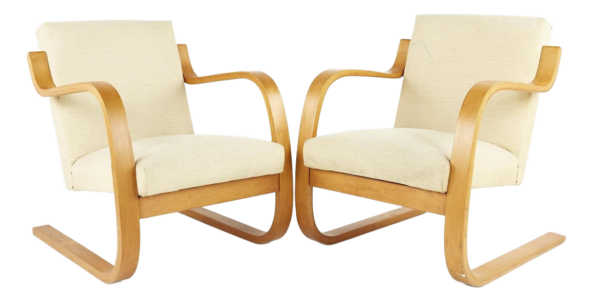 1970s Alvar Aalto for Artek Attributed 402 Series Style Mid