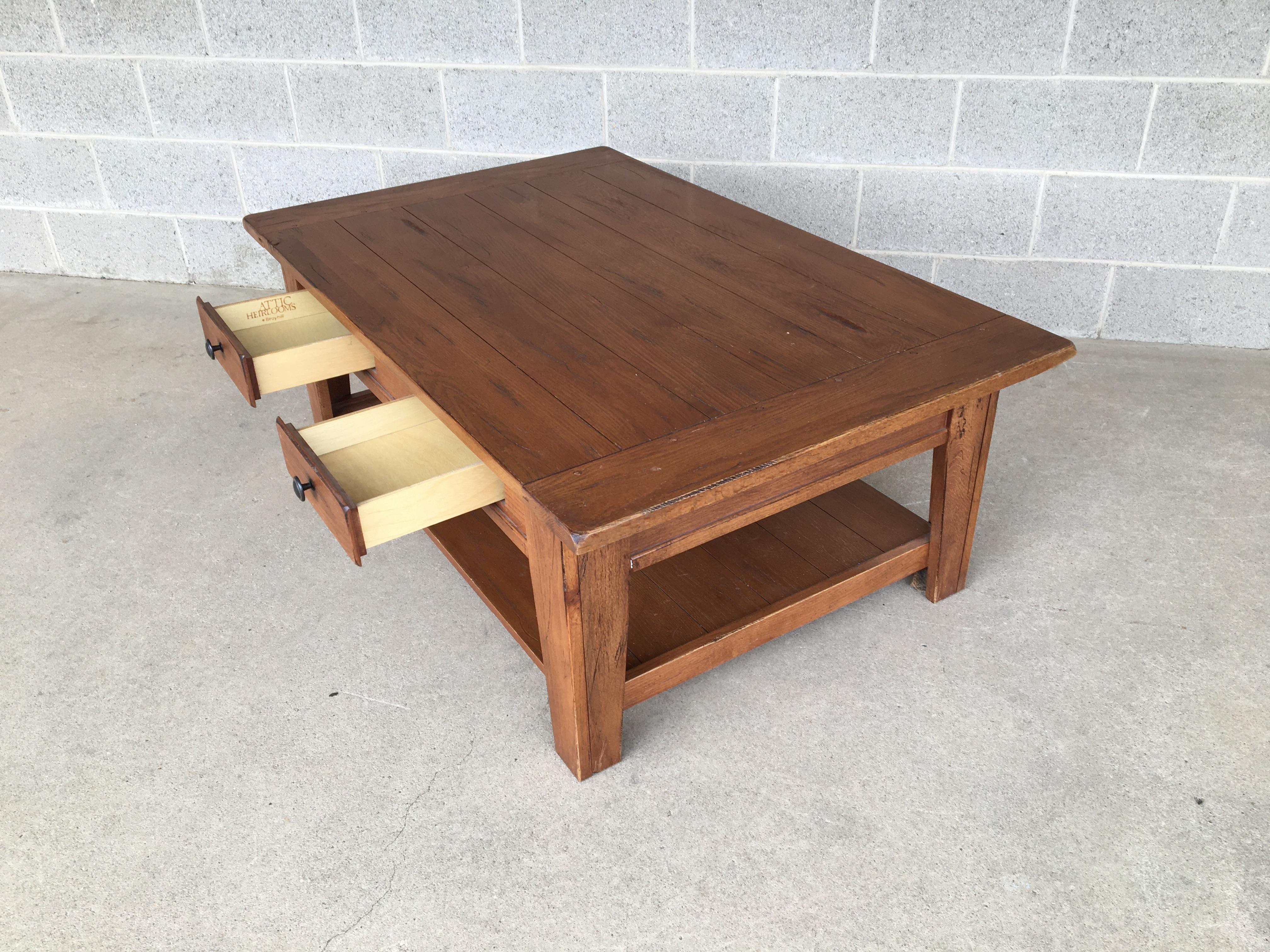 Attic heirlooms sale broyhill coffee table