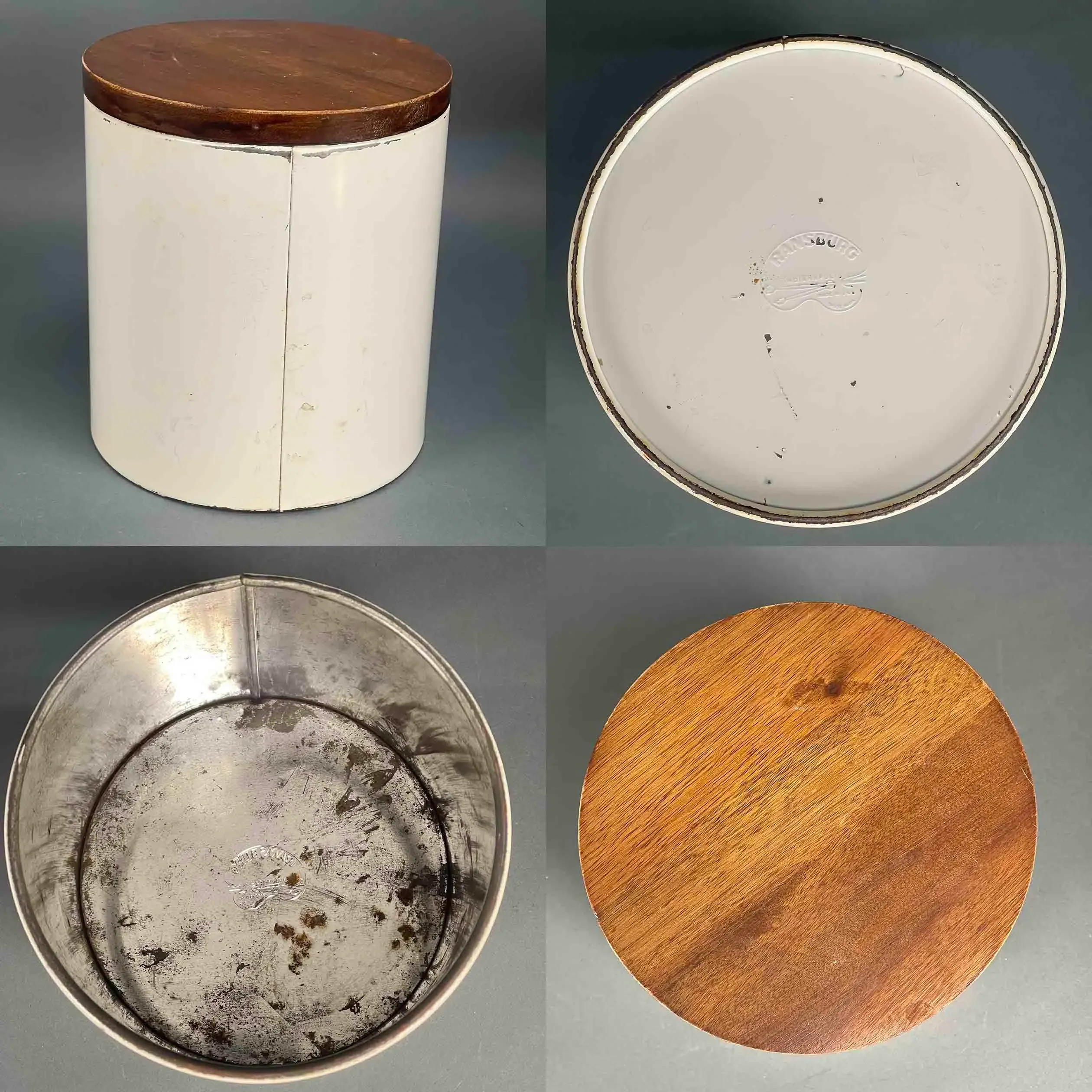 アメリカ・ビンテージ缶4個セット ランズバーグ Ransburg アメリカ