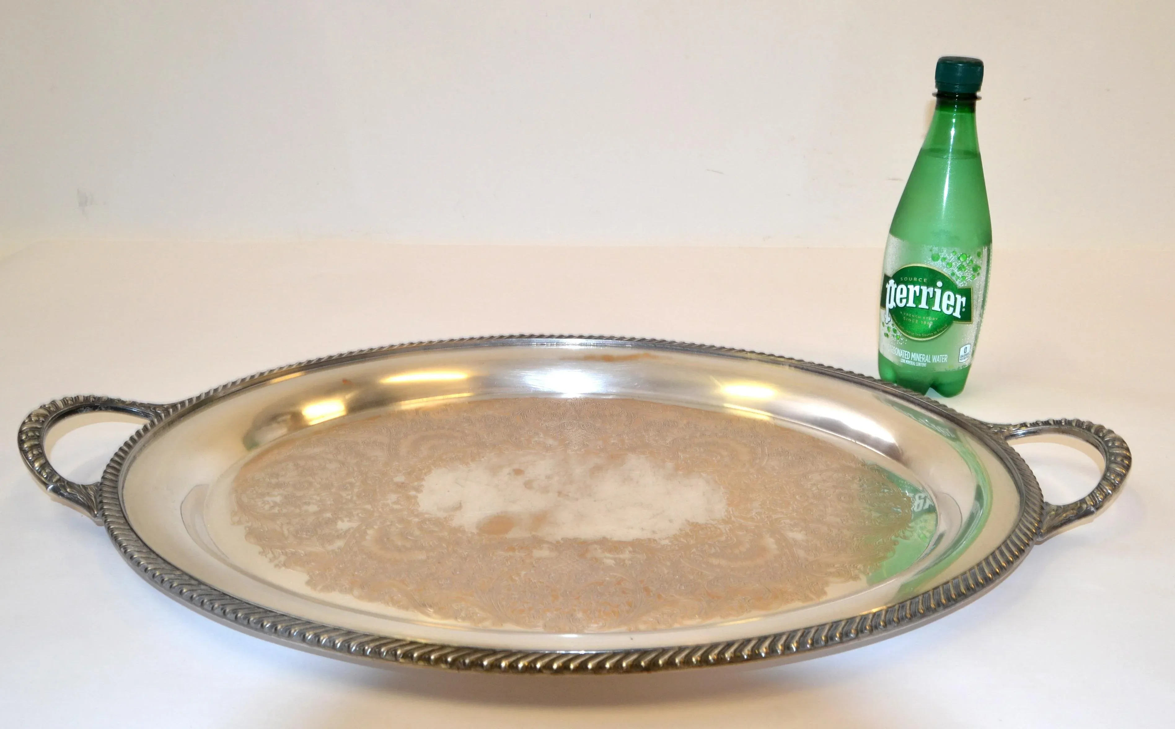 1920s W M Rogers Large Oval Silver Plate 4081 Butlers