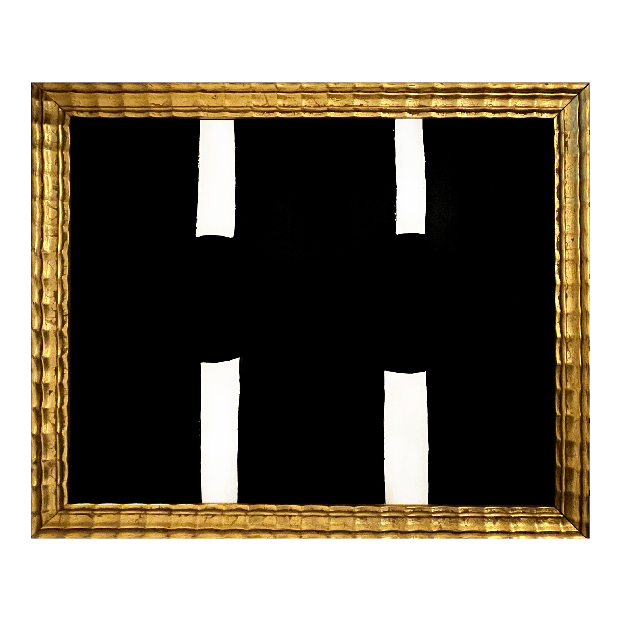 Original Contemporary Black and White Framed Painting Chairish