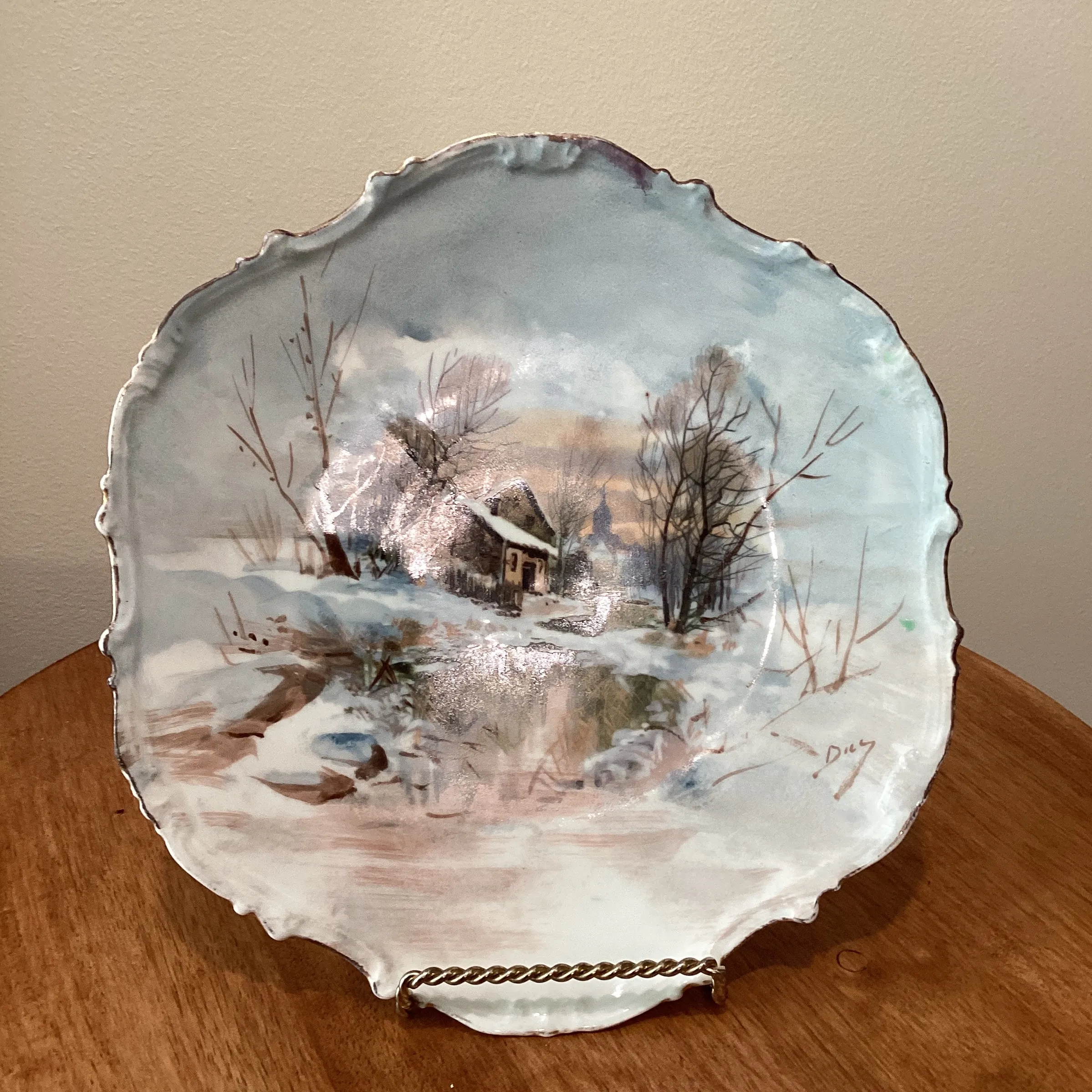 Mid 20th Century French Limoges Flambeau China L.D.B. & Co