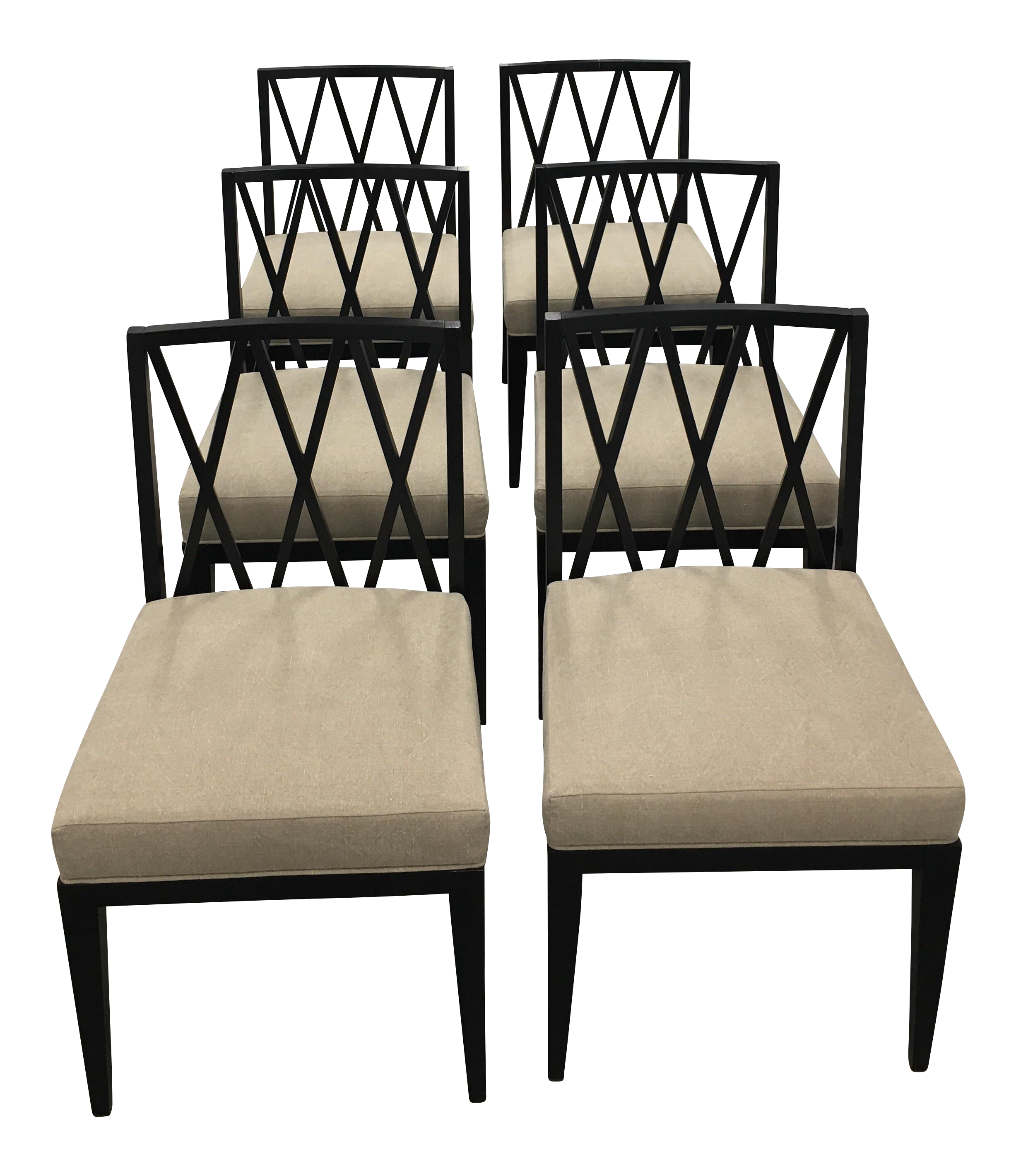 Baker Furniture New Dining Chairs Set of 6 Chairish