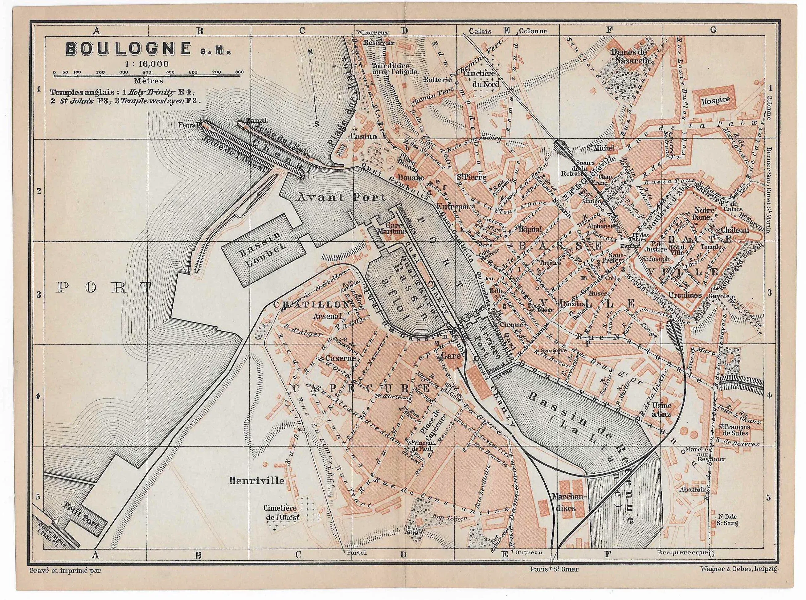 フランスアンティーク　MAP フランス マルセイユ アンティークマップ 古地図 ヴィンテージ