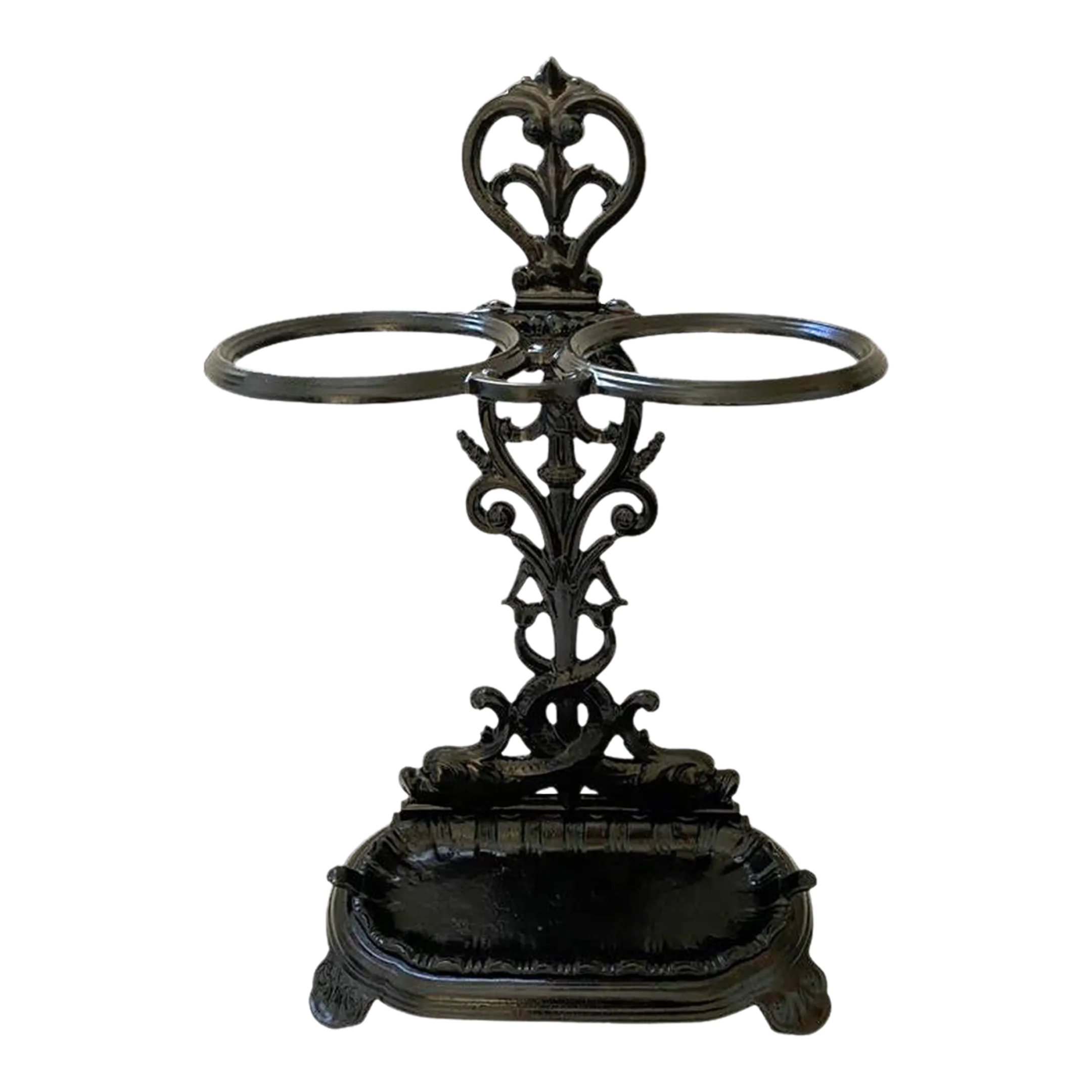 Antique 19c English Style Umbrella Stand in Cast Iron Umbrella Holder Chairish