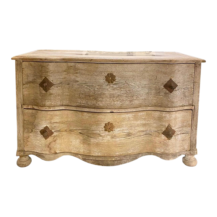 19th C French Bleached Commode | Chairish