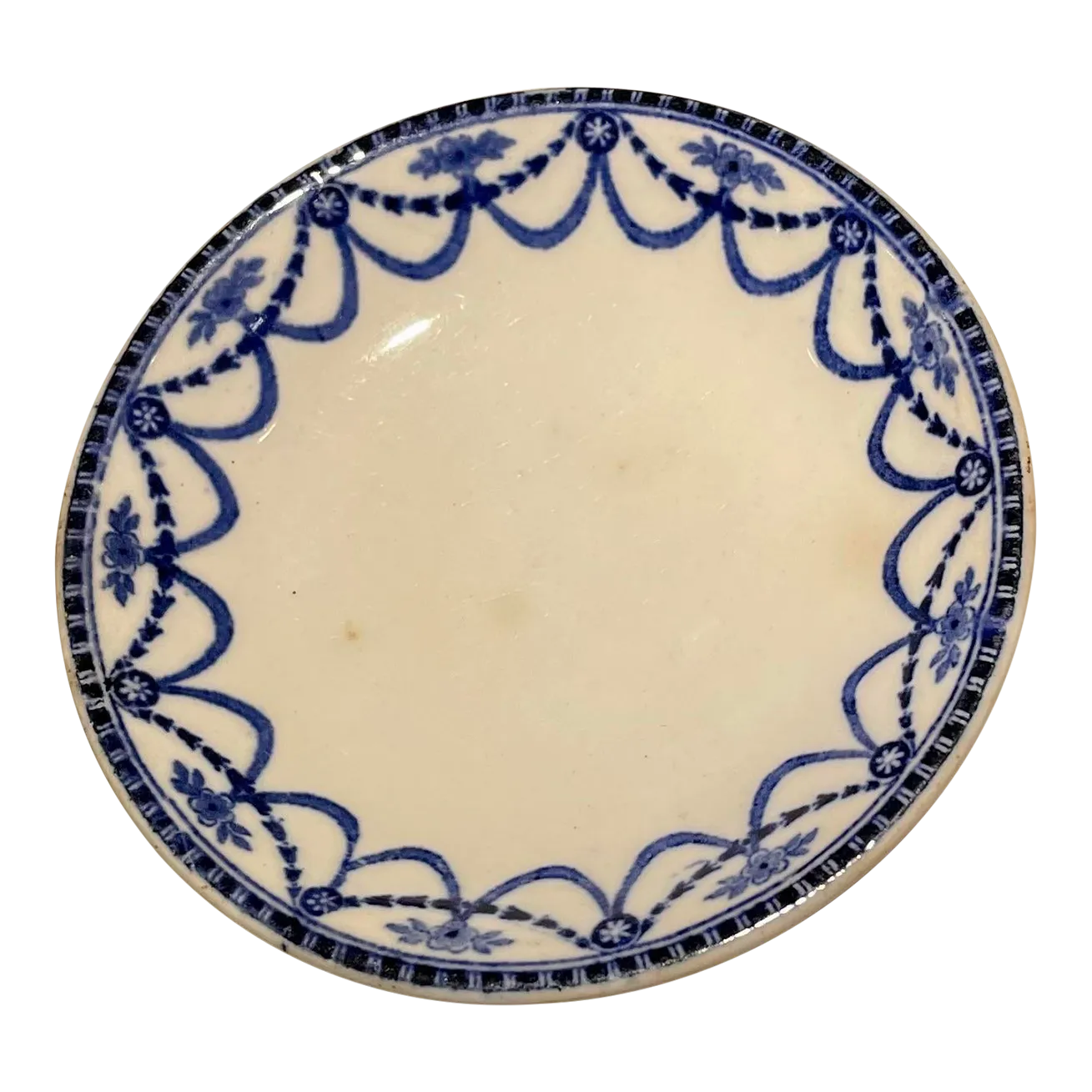 Early 20th Century Antique Blue & White by “Ellesmere” England | Chairish