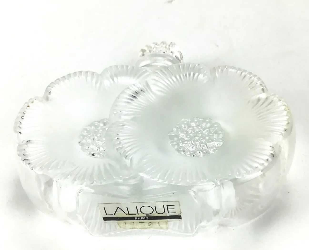 Vintage Genuine Lalique Perfume Bottle With Stopper | Chairish