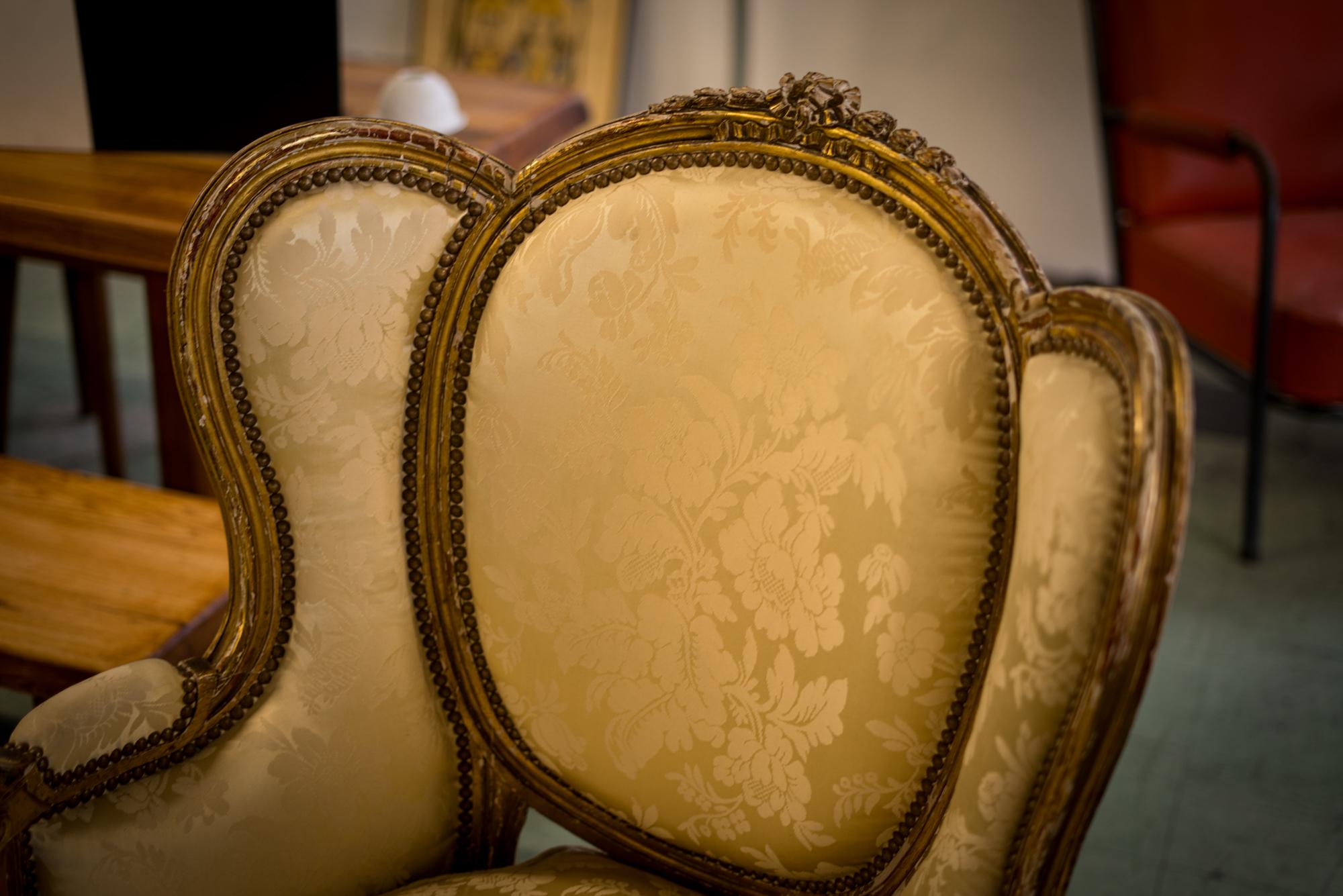 Wingback Armchairs, 18th Century, Set of 2