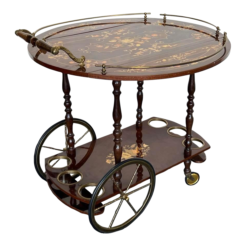 Vintage Italian Bar Cart Chairish