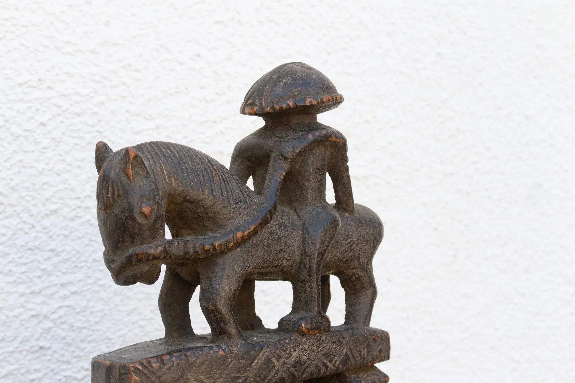Rare Bamana Carved Warrior Door Lock