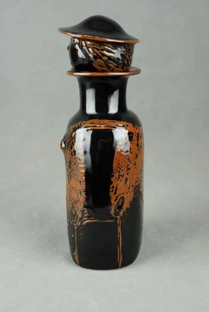 Ceramic Combin Decanter by Stig Lindberg for Gustavsberg Studio, 1970s