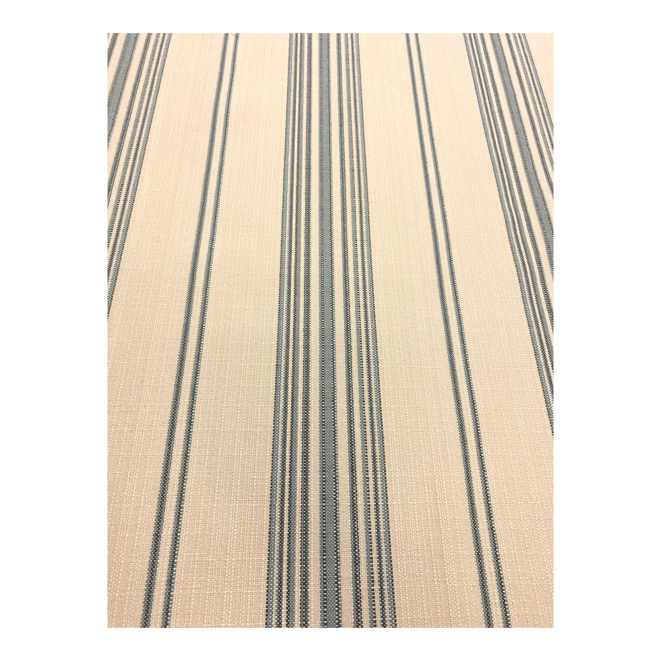 1 Yard Schumacher Solana Stripe Sky Indoor Outdoor Fabric | Chairish